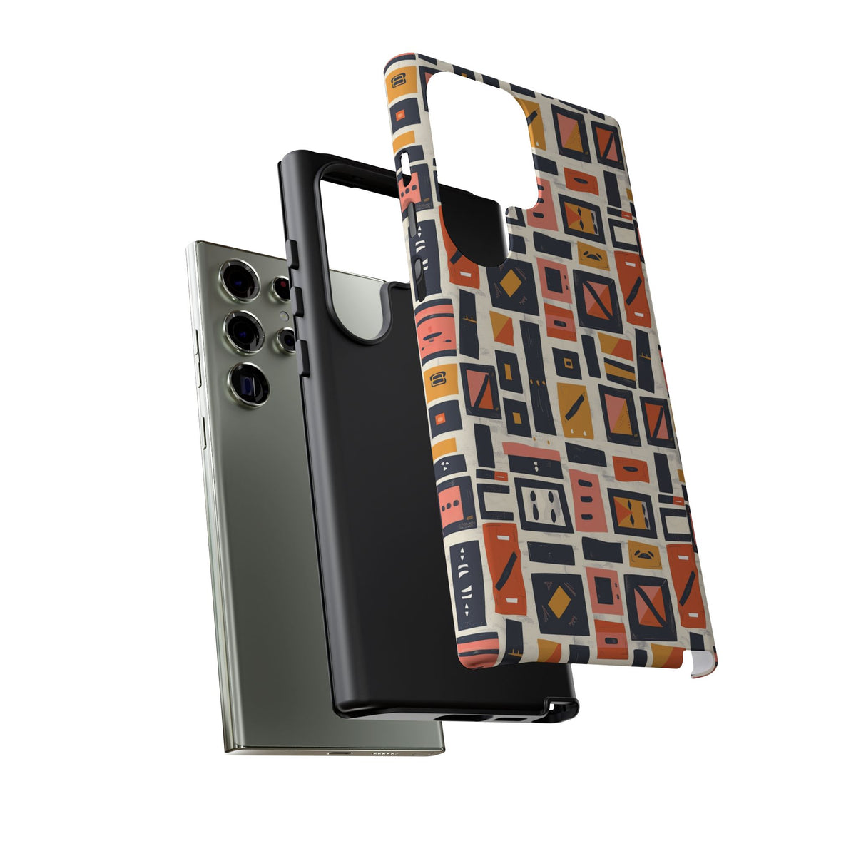 Stylish African Pattern Phone Case – Unique and Vibrant Protection 087