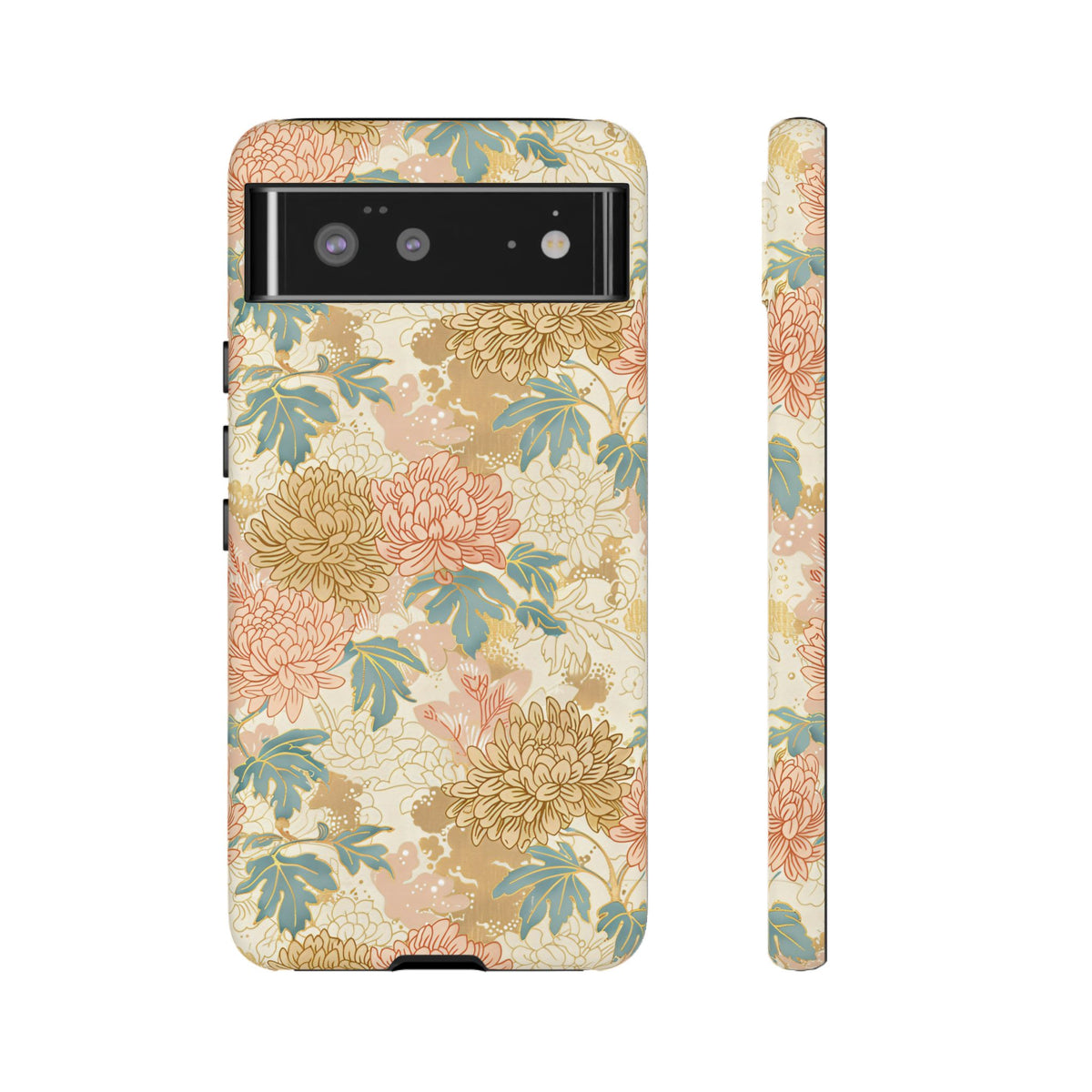 Japanese Blossom Asian Floral Design Phone Case – Elegant Floral Phone Cover