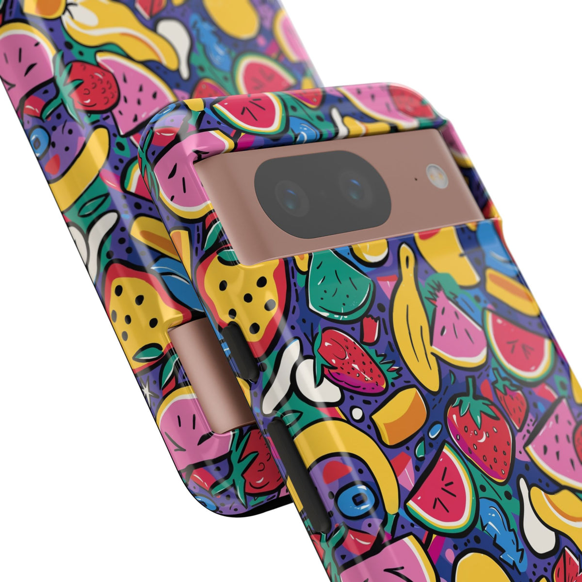 90s Themed Seamless Pattern Phone Case – Embrace Retro Style and Protection 316