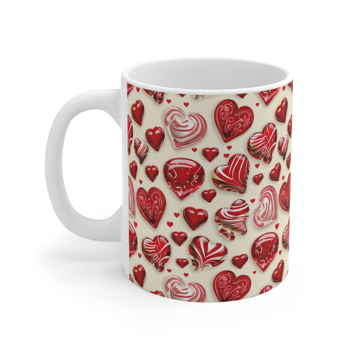 Colorful All-Over Candy Theme Coffee Mug Fun Ceramic Drinkware 023