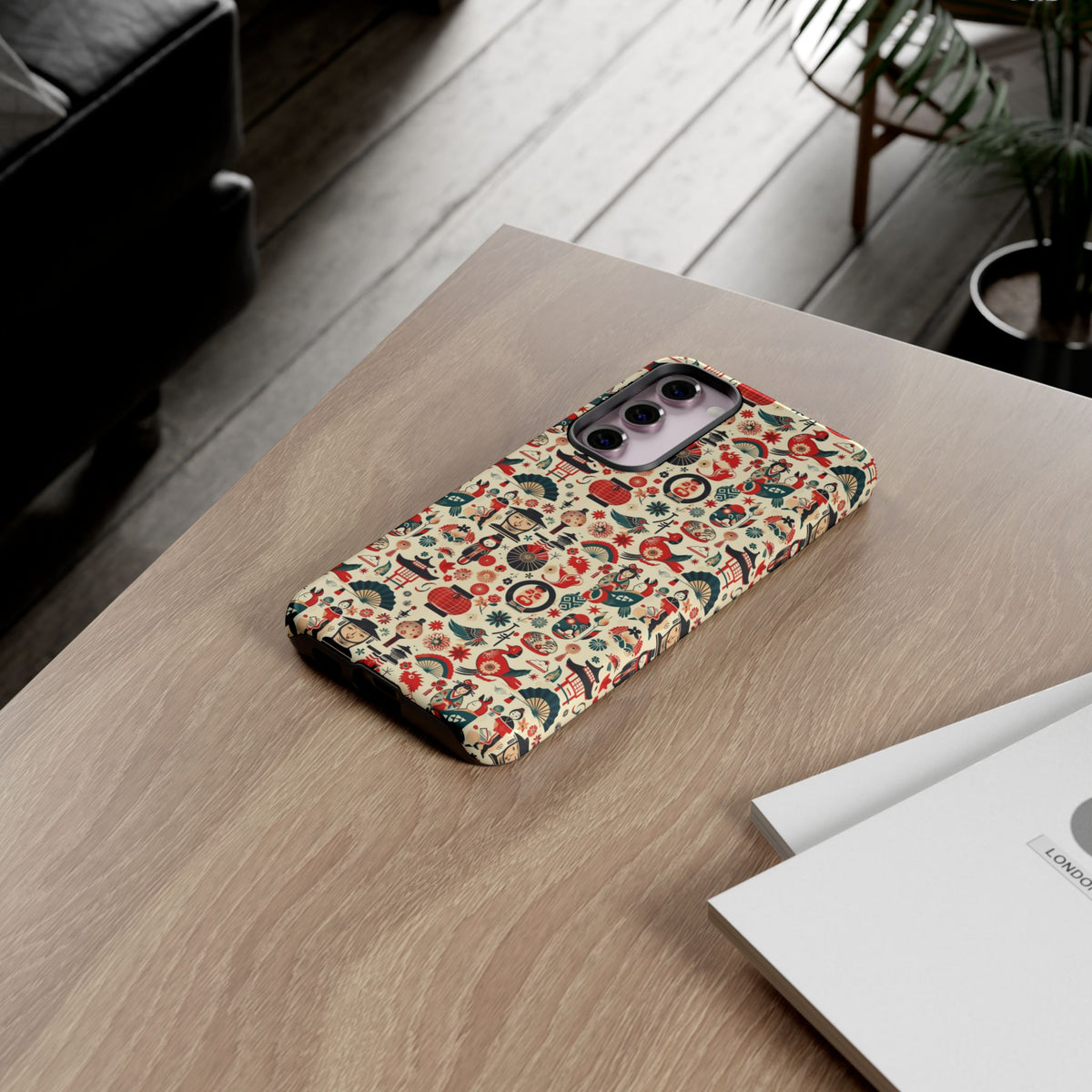 Japanese Pattern Phone Case – Elegant & Timeless Design for Your Phone 471