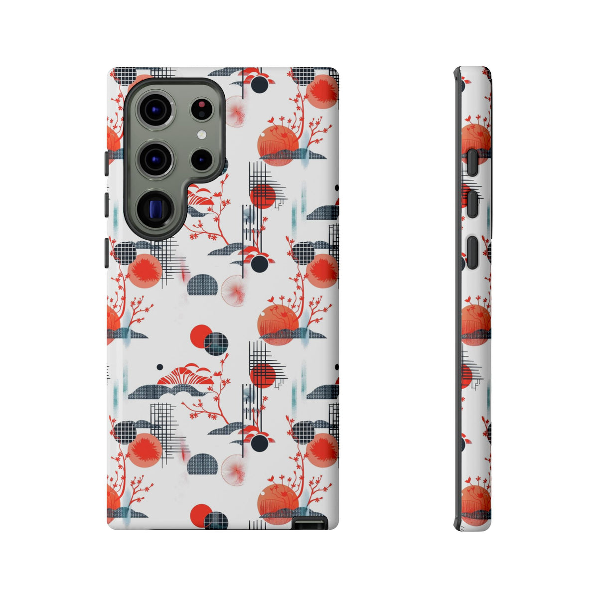 Japanese Pattern Phone Case – Elegant & Timeless Design for Your Phone 082