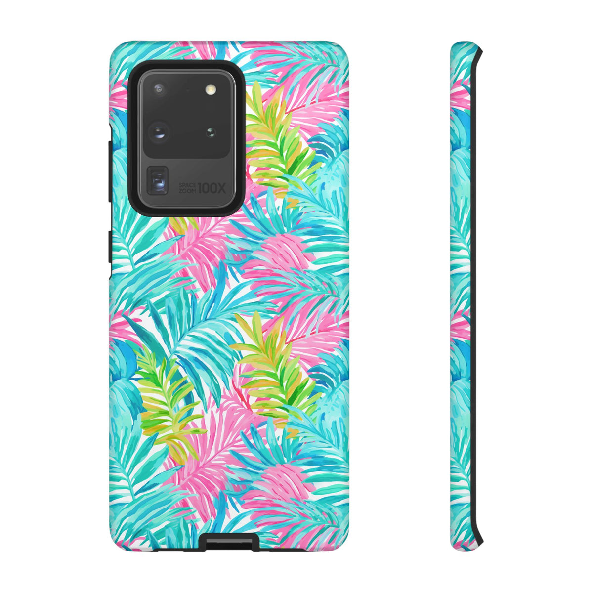 Vibrant Summer Leaves Phone Case – Colorful & Durable Summer Design