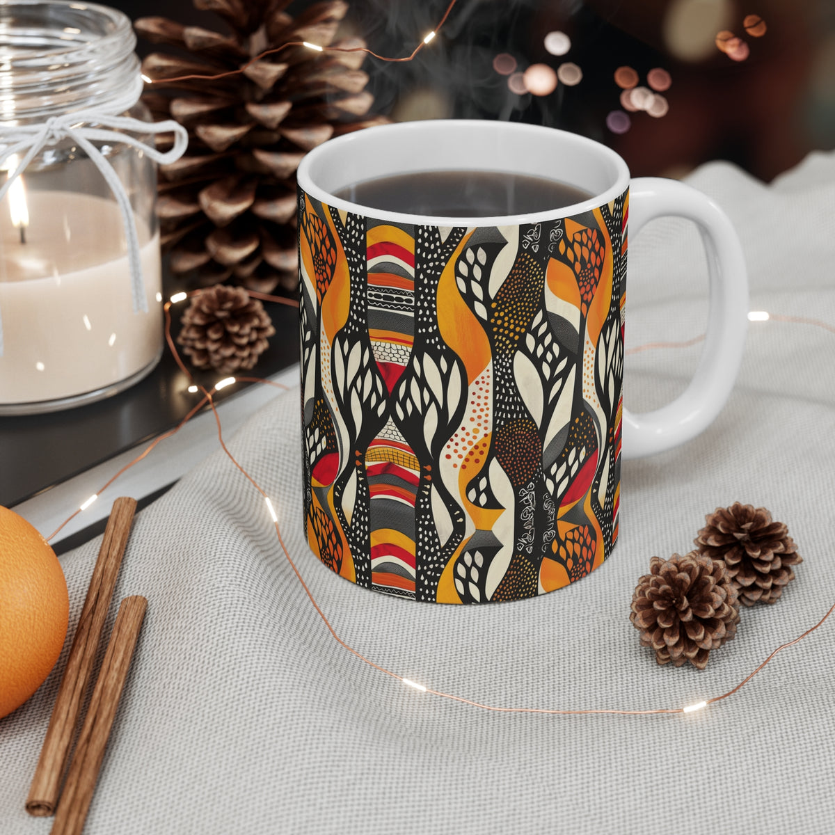 All-Over African Pattern Coffee Mug 521