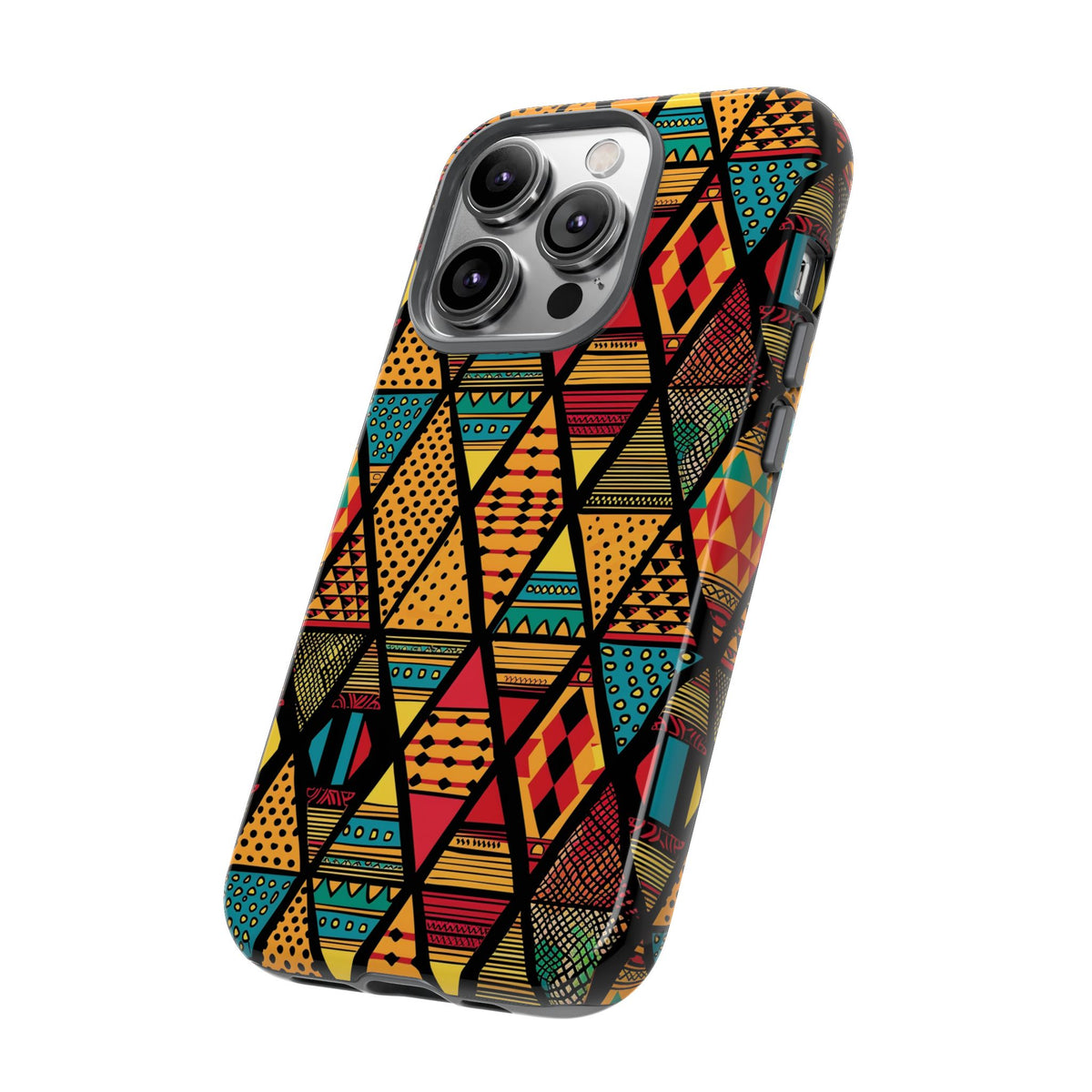 Stylish African Pattern Phone Case – Unique and Vibrant Protection 178