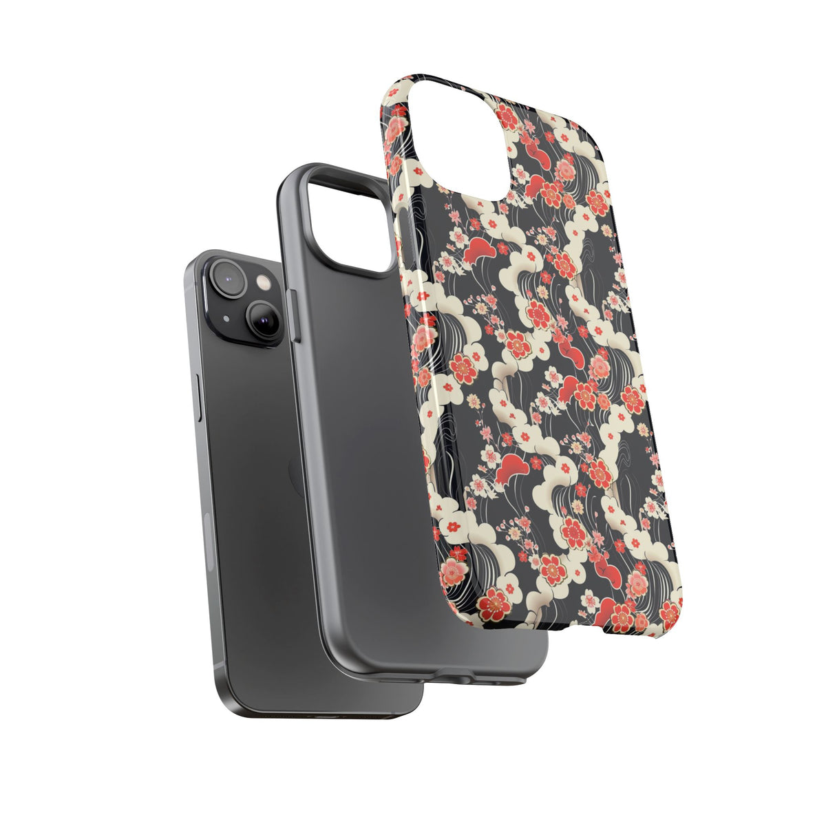 Japanese Pattern Phone Case – Elegant & Timeless Design for Your Phone 478