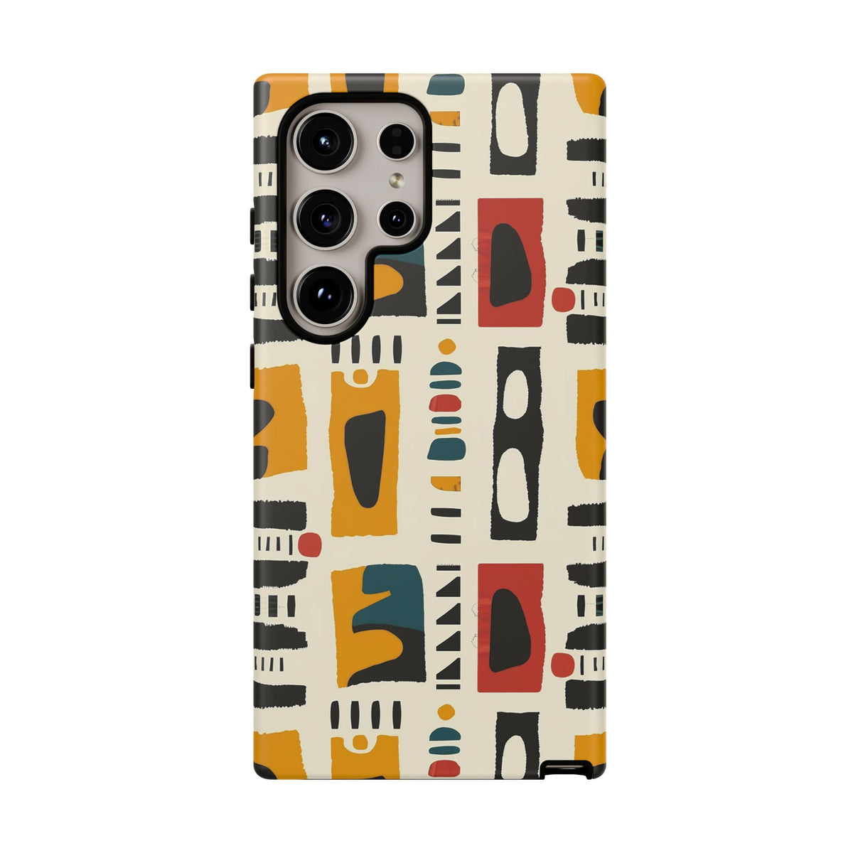 Stylish African Pattern Phone Case – Unique and Vibrant Protection 260