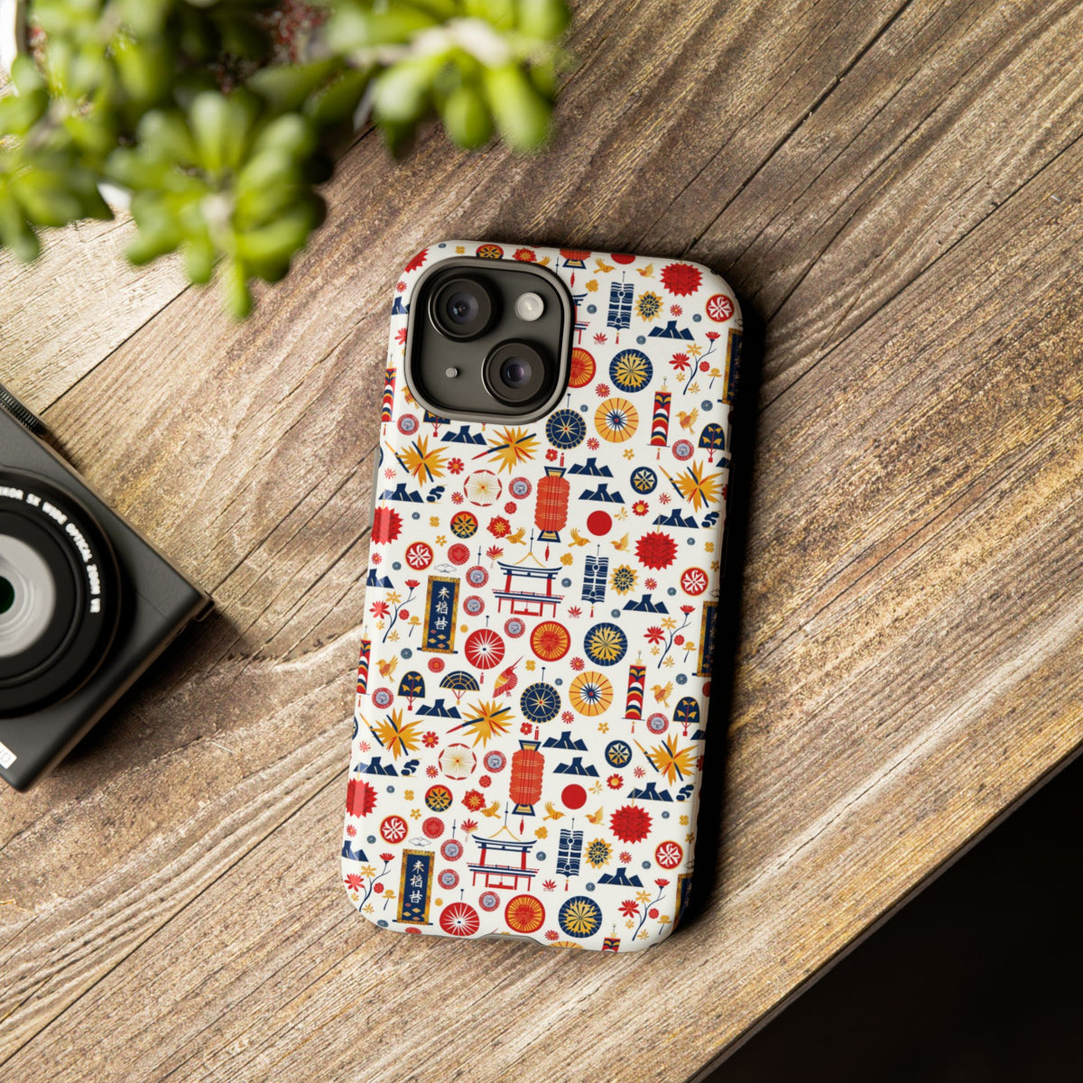 Japanese Pattern Phone Case – Elegant & Timeless Design for Your Phone 118