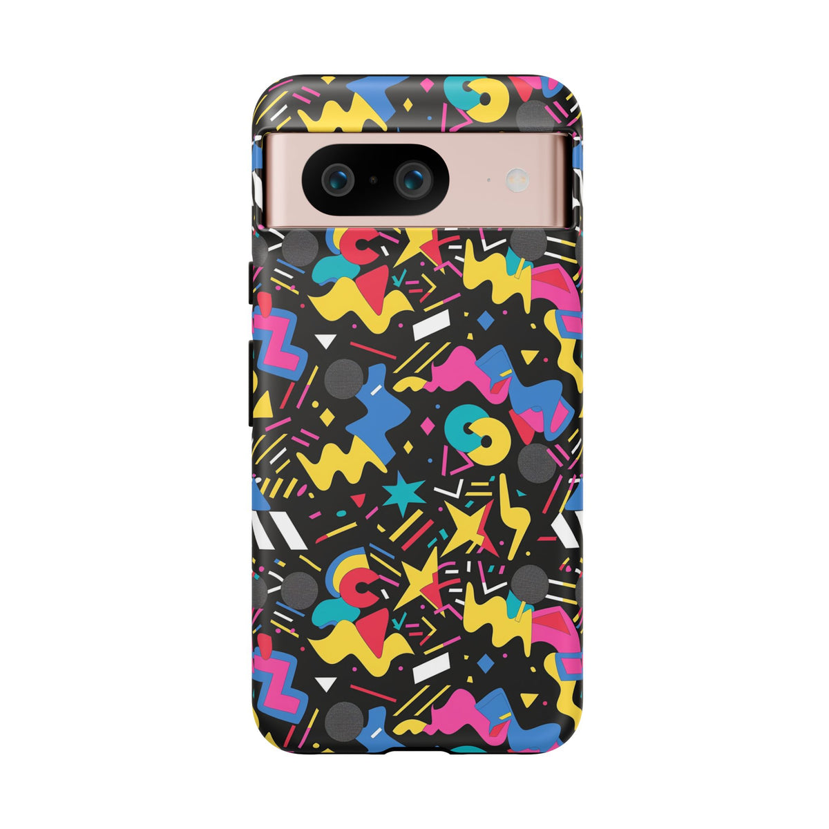 90s Themed Seamless Pattern Phone Case – Embrace Retro Style and Protection 256
