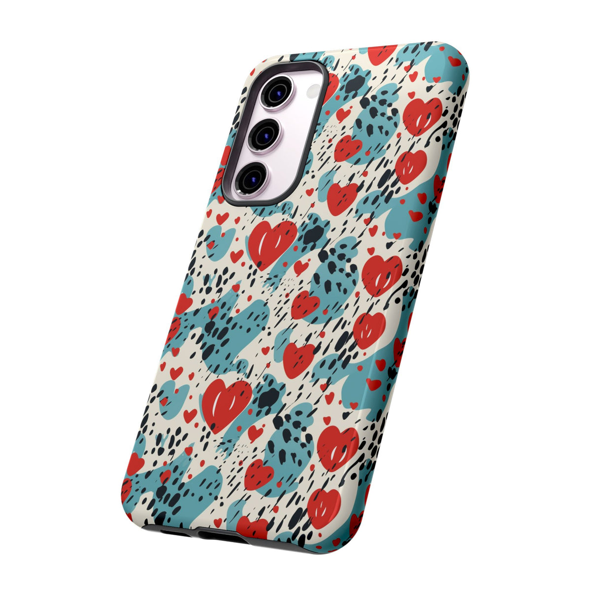 Heart Pattern Phone Case – Stylish & Loving Design for Your Device 822