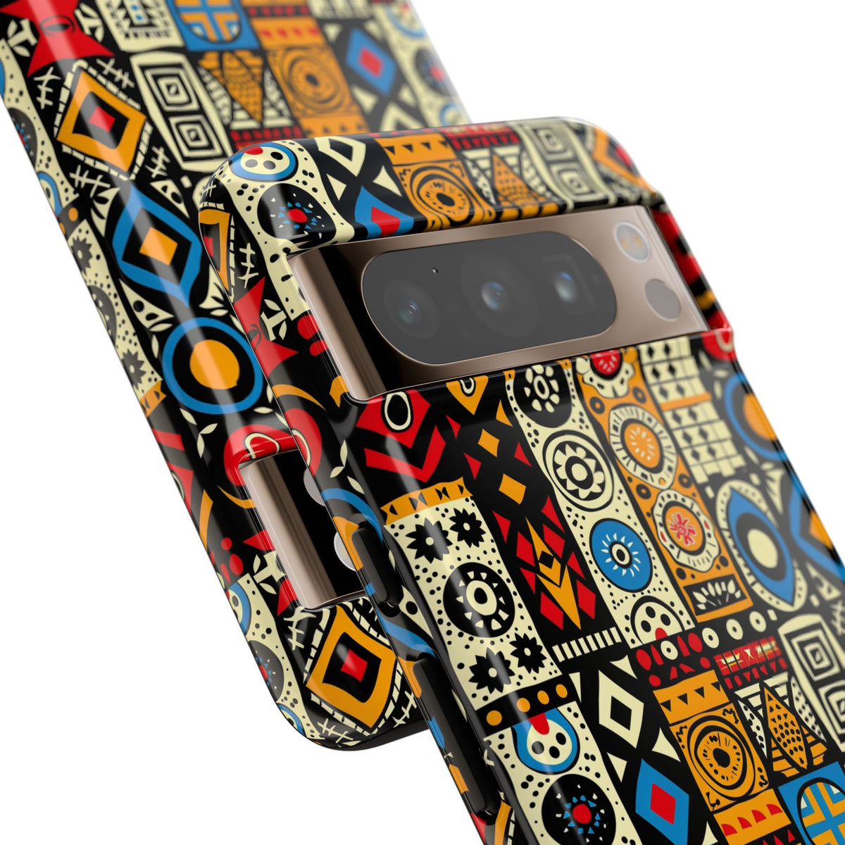 Stylish African Pattern Phone Case – Unique and Vibrant Protection 206