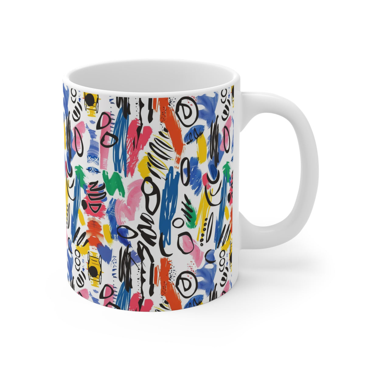 Artistic Doodle Coffee Mug - Sip with Imagination 205