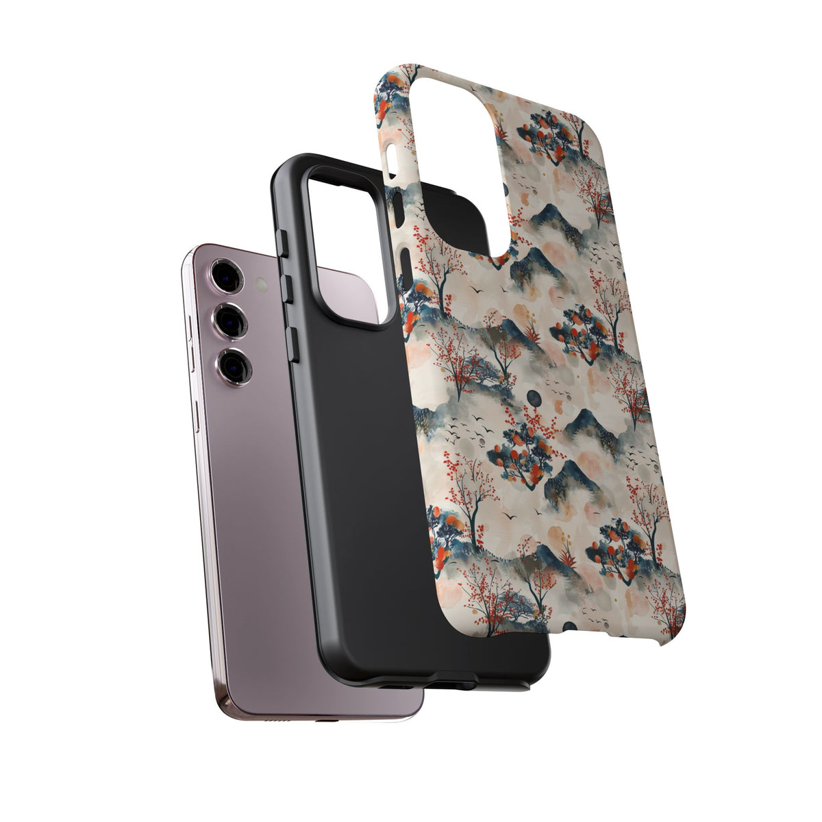 Japanese Pattern Phone Case – Elegant & Timeless Design for Your Phone 501