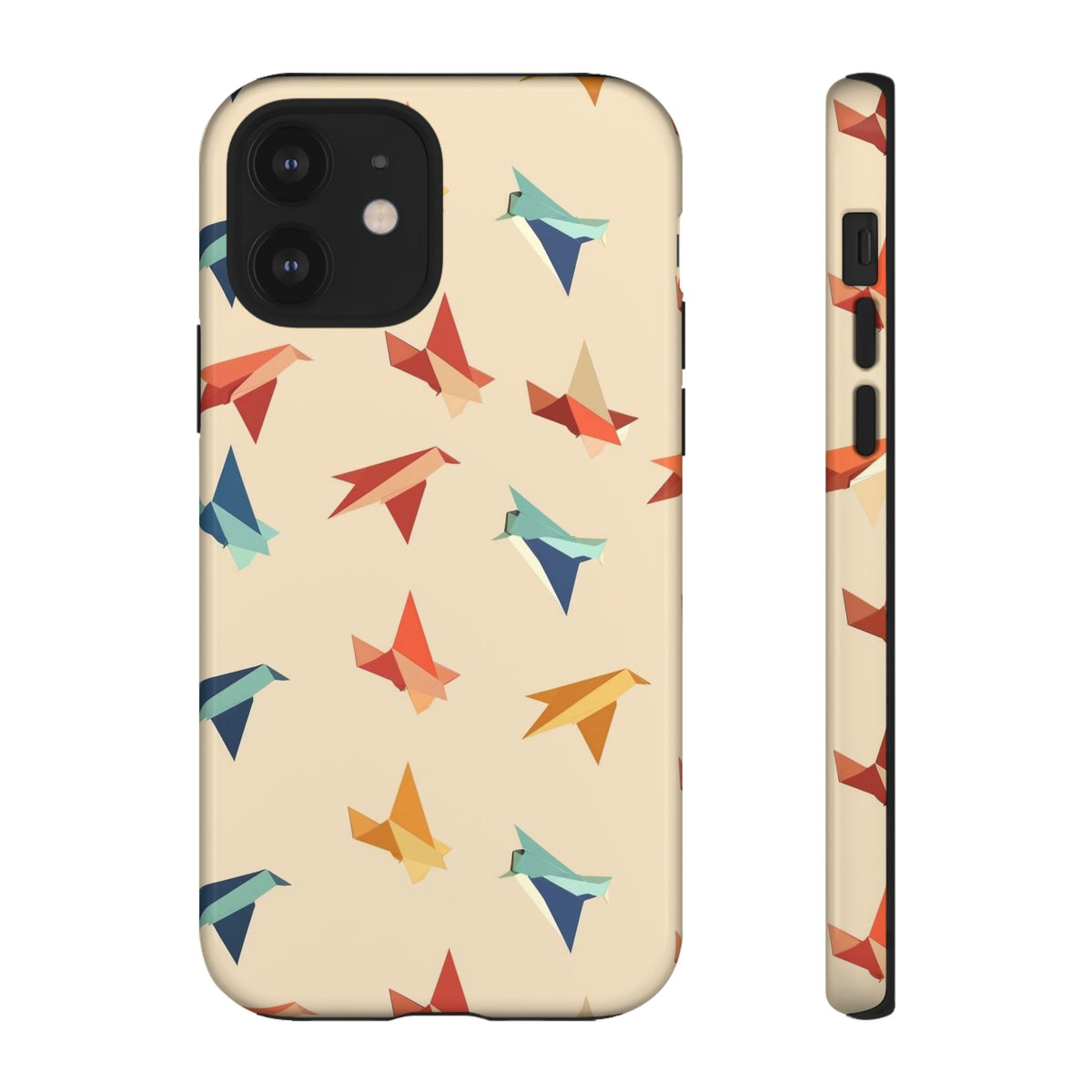 Birds Seamless Pattern Phone Case – Elegant and Timeless Avian Design 4