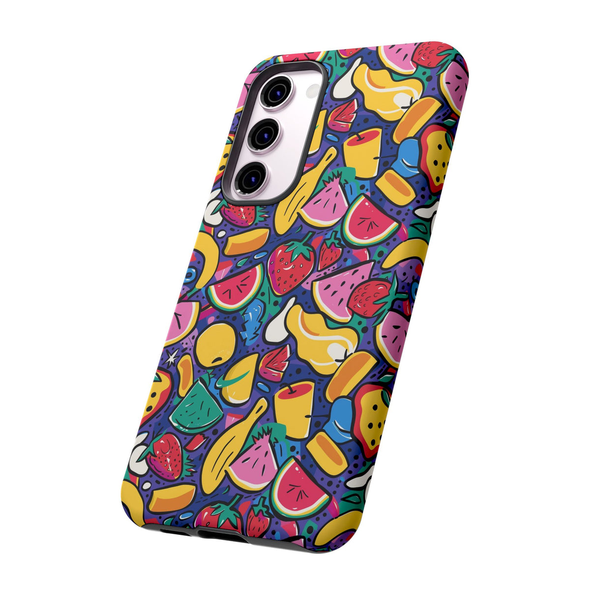 90s Themed Seamless Pattern Phone Case – Embrace Retro Style and Protection 316