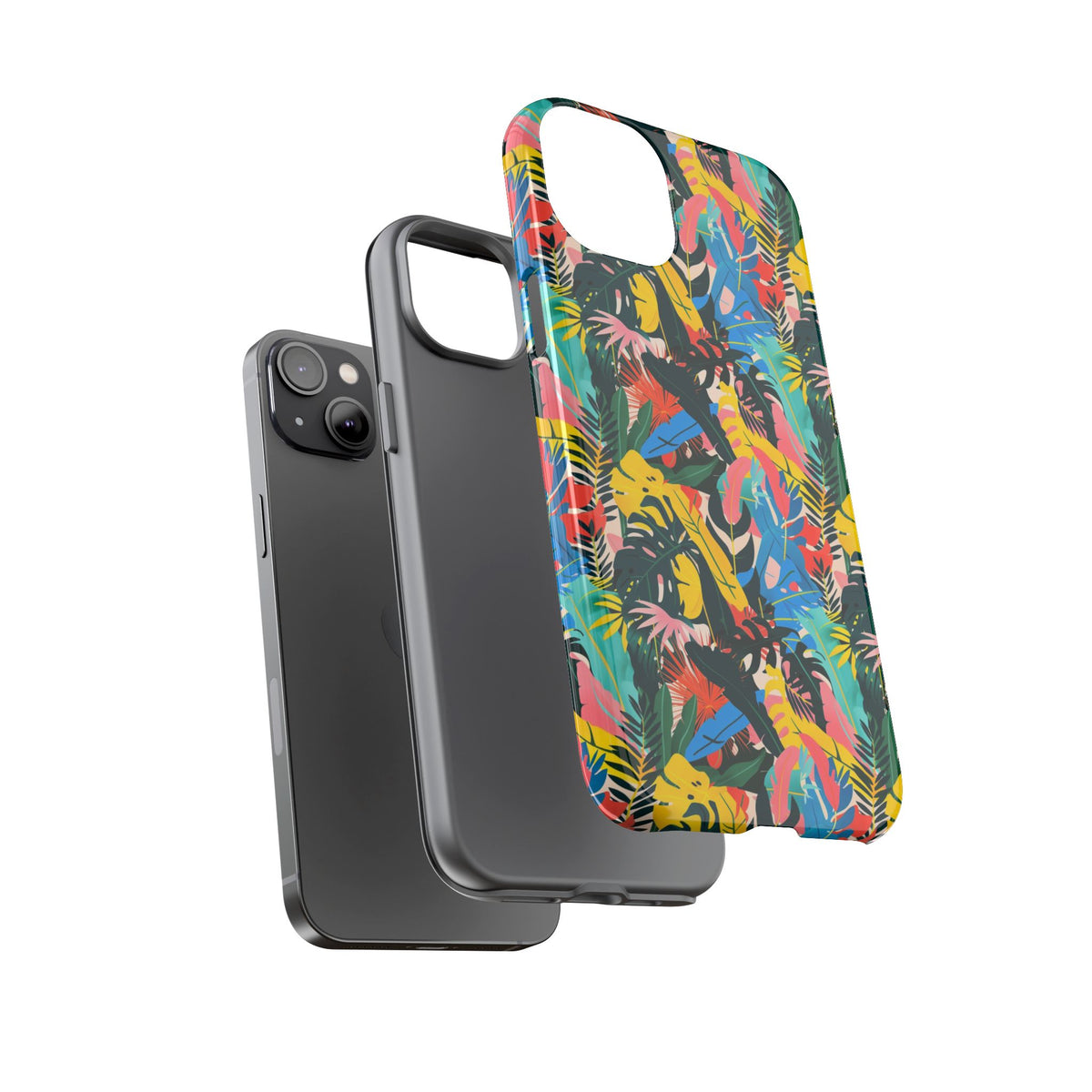 Jungle Pattern Phone Case – Exotic & Lush Design for Your Phone 346