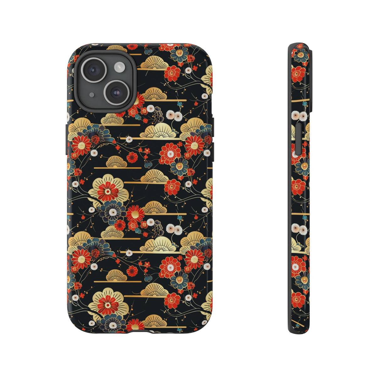 Japanese Pattern Phone Case – Elegant & Timeless Design for Your Phone 063