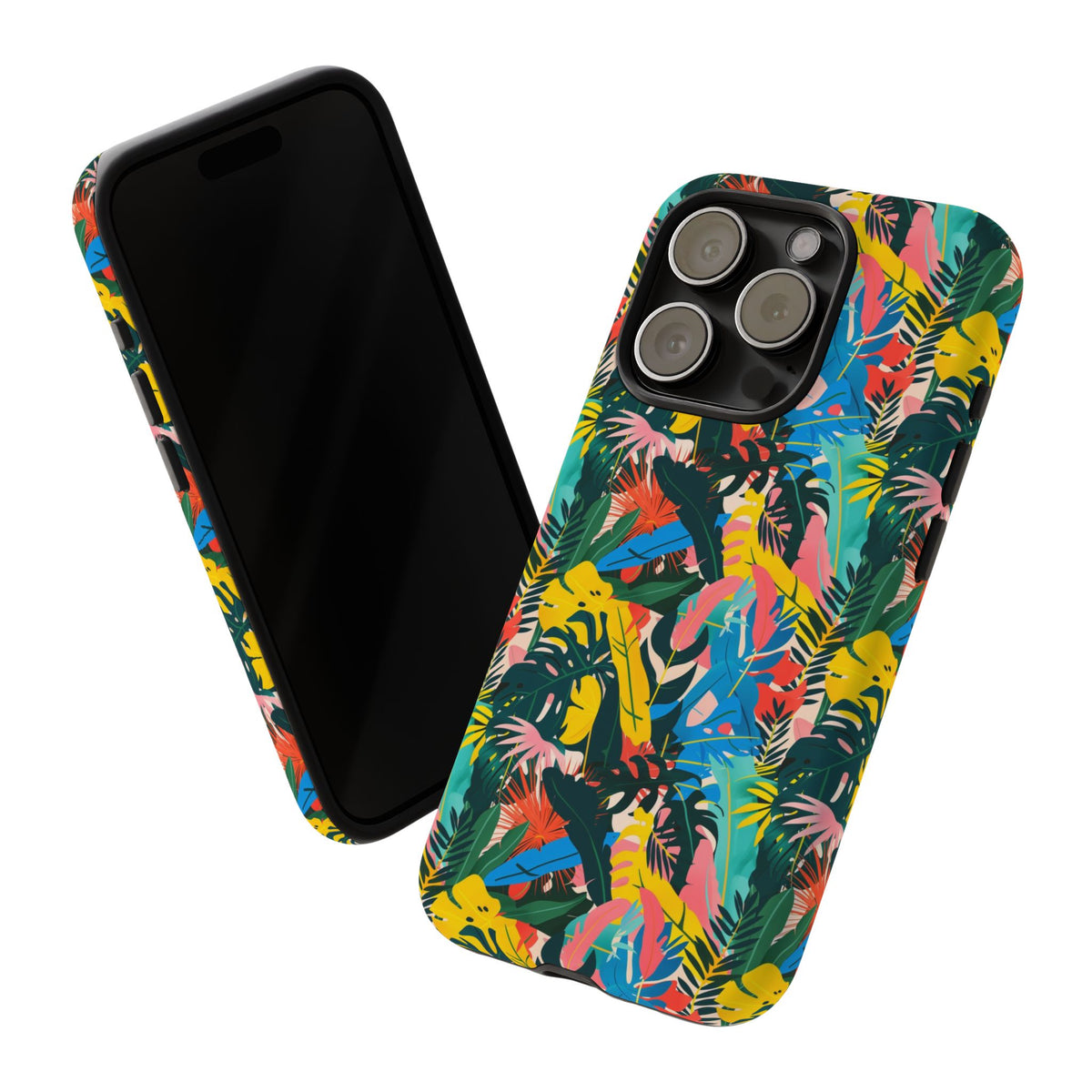 Jungle Pattern Phone Case – Exotic & Lush Design for Your Phone 346