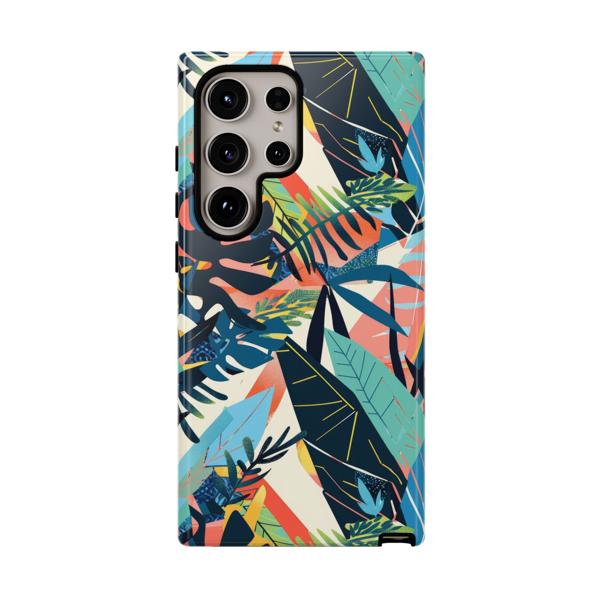 Jungle Collage Phone Case – Vibrant & Durable