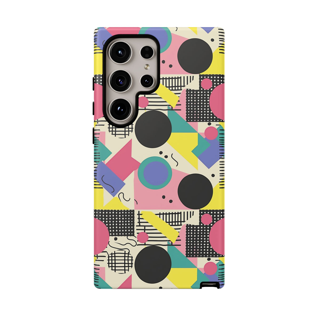 90s Themed Seamless Pattern Phone Case – Embrace Retro Style and Protection 228