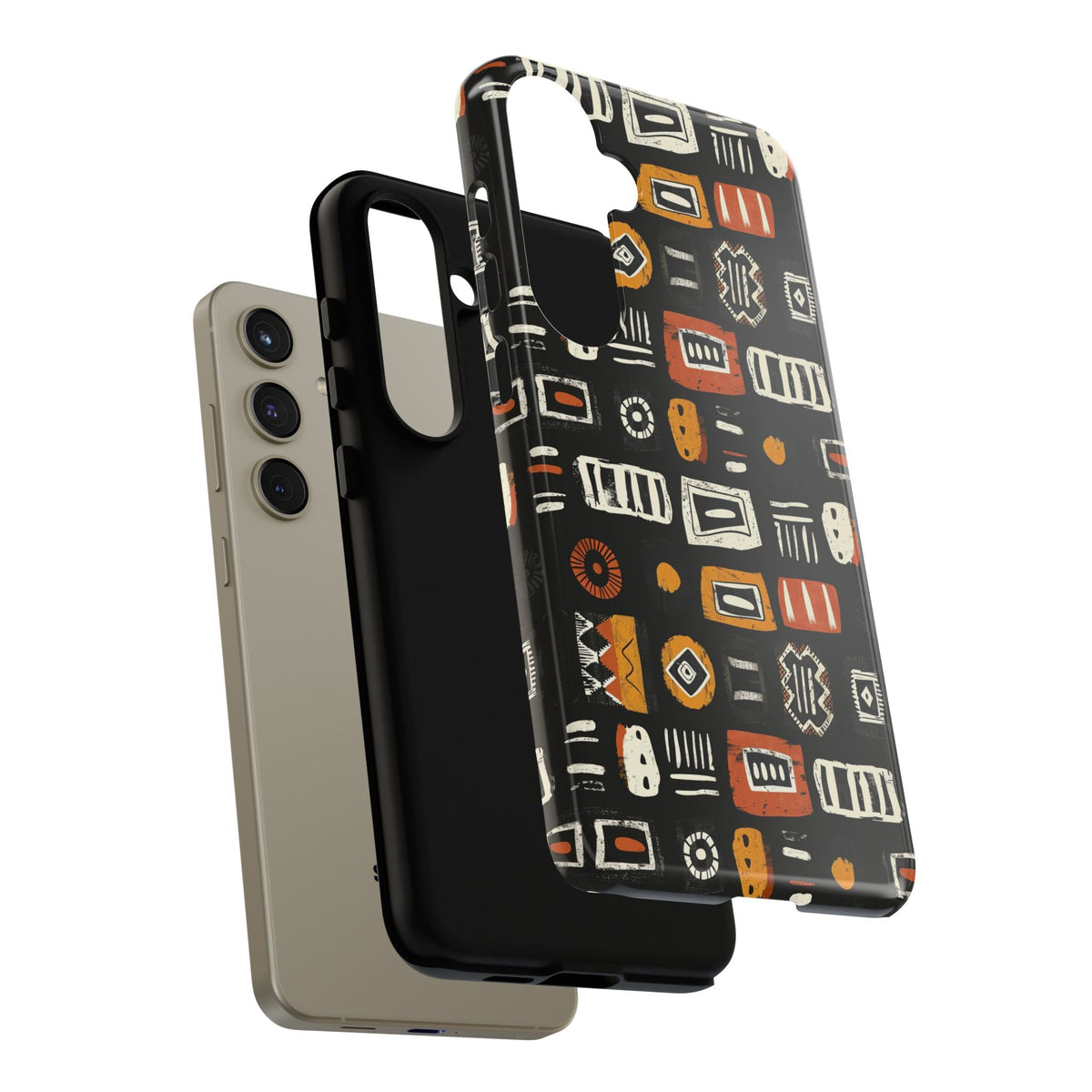 Stylish African Pattern Phone Case – Unique and Vibrant Protection 198