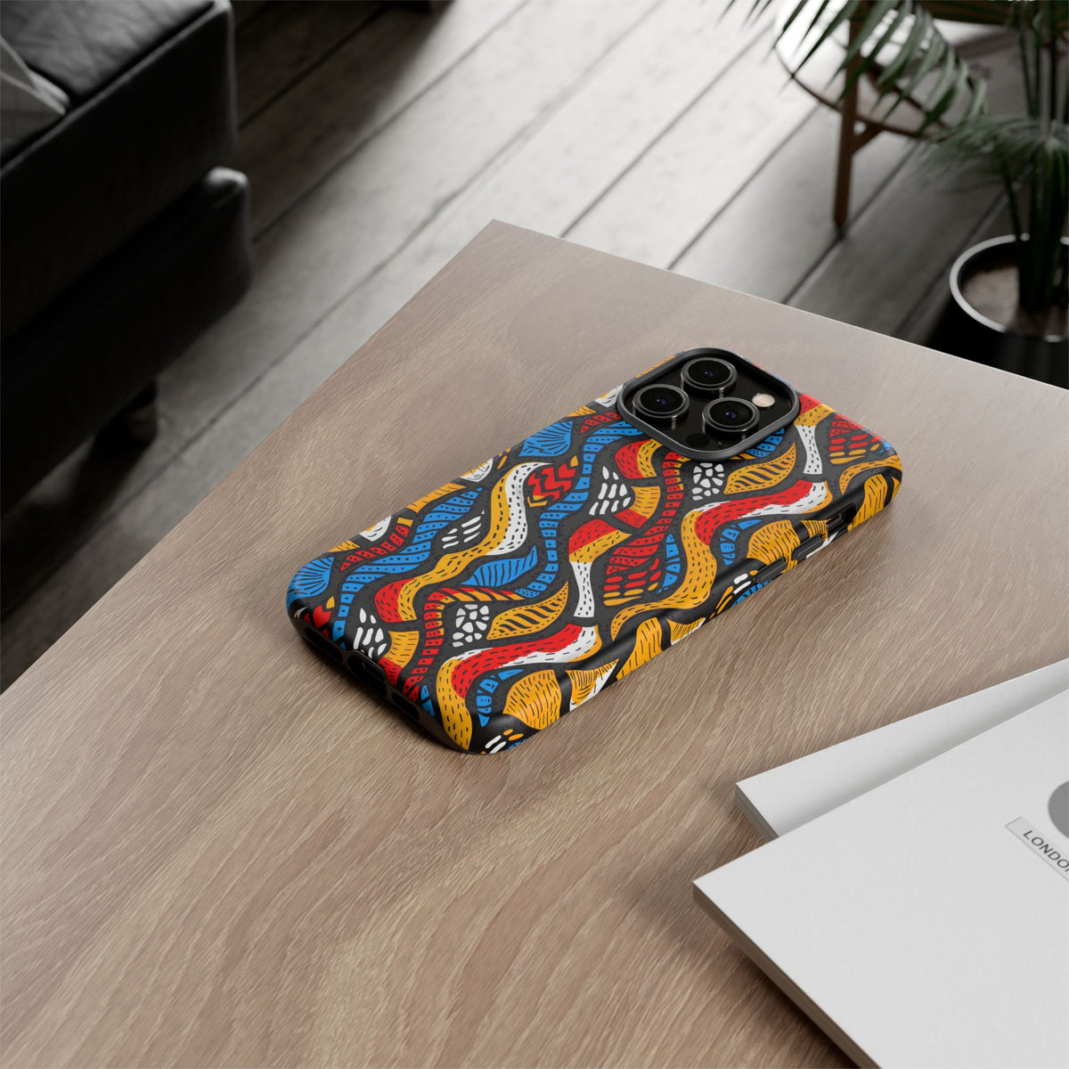 Stylish African Pattern Phone Case – Unique and Vibrant Protection 155