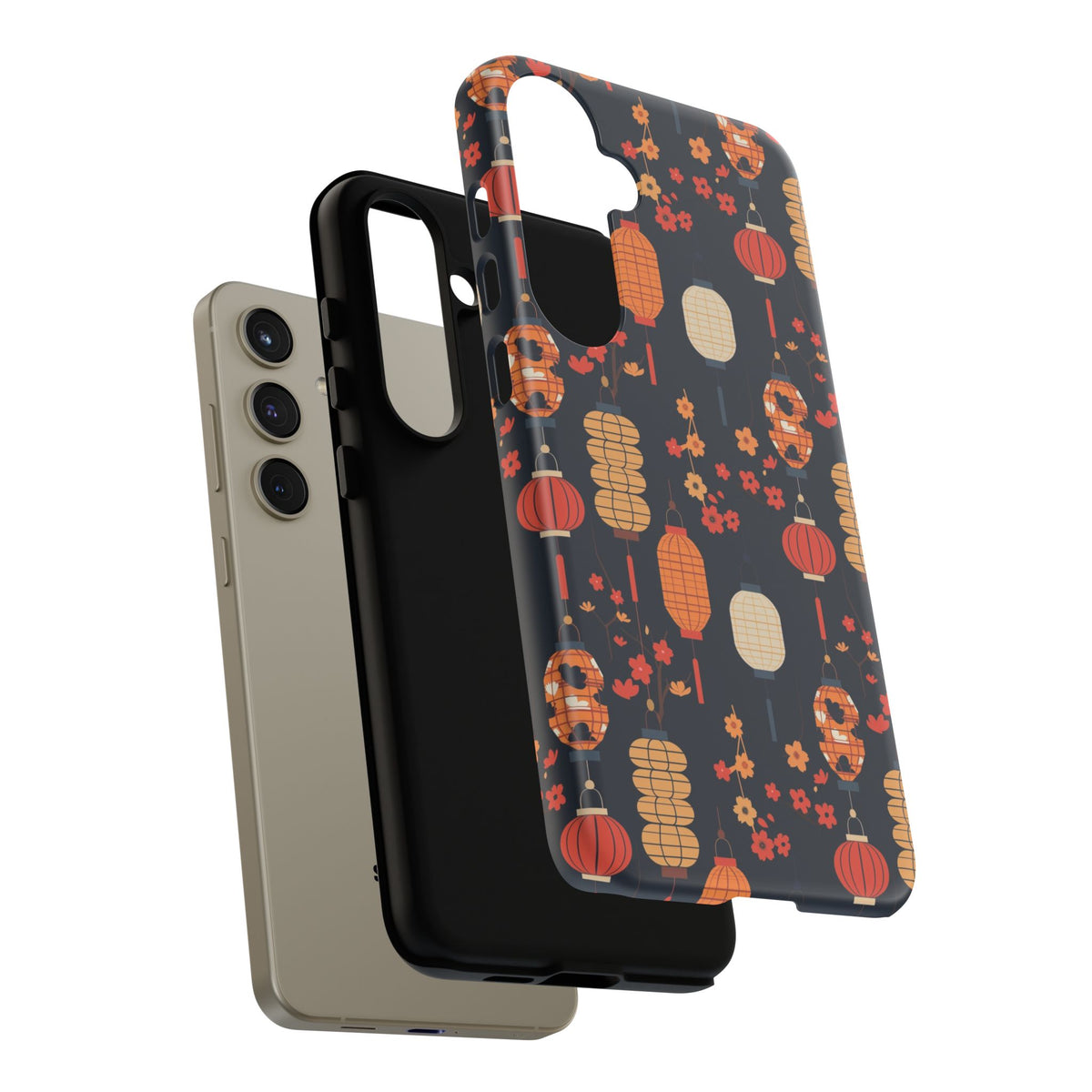 Japanese Pattern Phone Case – Elegant & Timeless Design for Your Phone 027