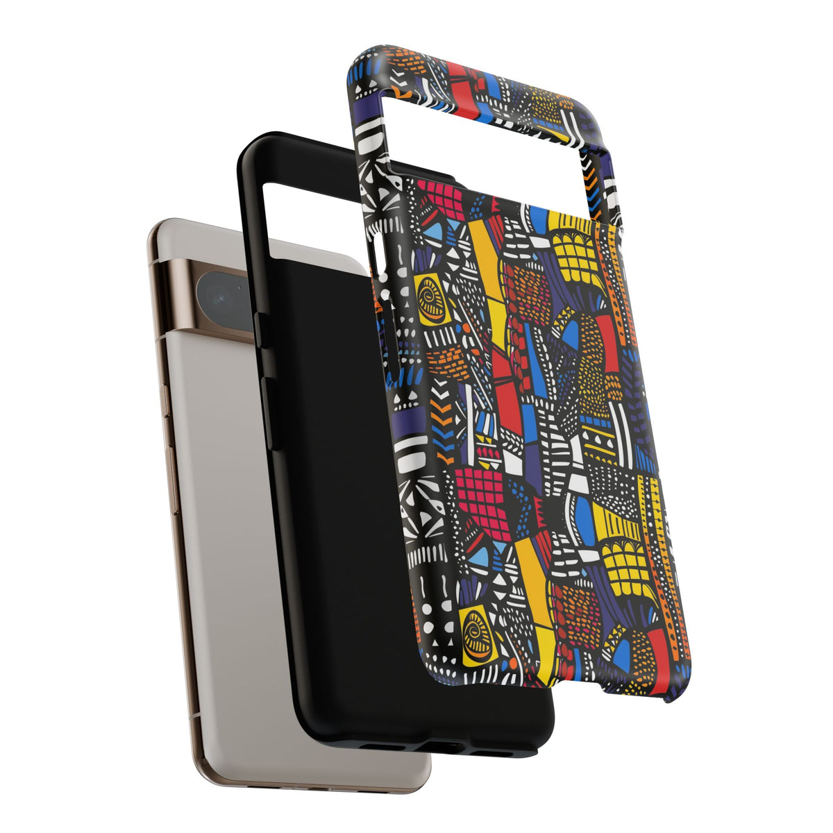 Stylish African Pattern Phone Case – Unique and Vibrant Protection 201