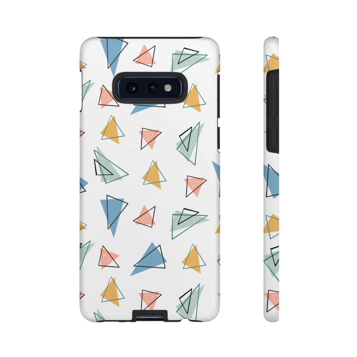 Triangle Pattern Phone Case – Modern & Durable Geometric Design