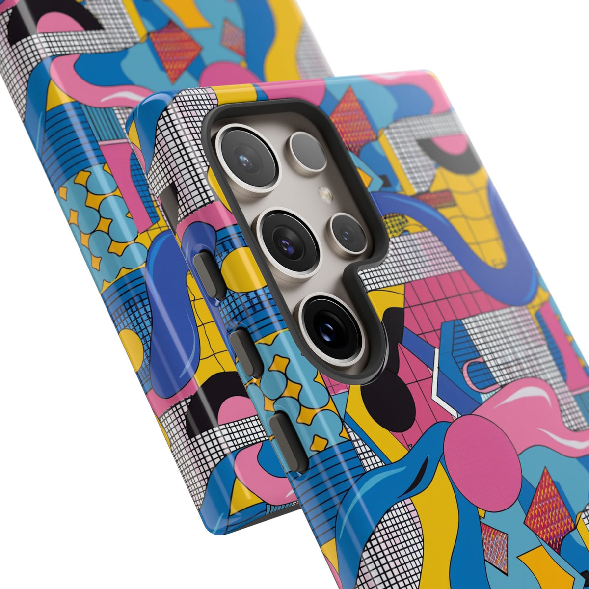 90s Themed Seamless Pattern Phone Case – Embrace Retro Style and Protection 224