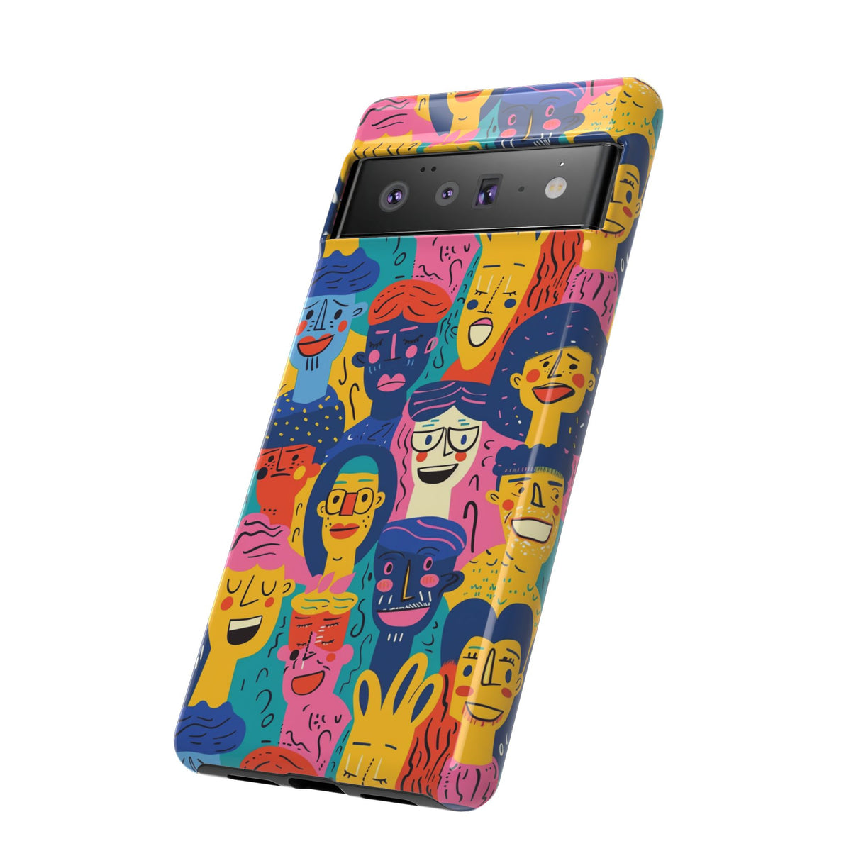 Happy Faces Phone Case – Joyful and Cheerful Design for a Bright Look 6