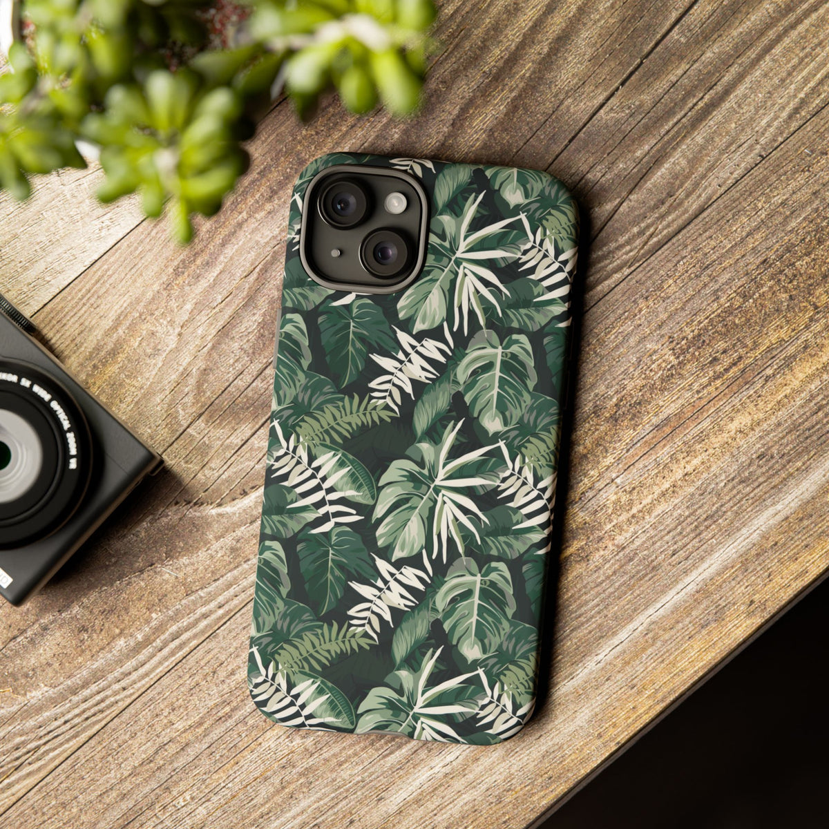 Jungle Pattern Phone Case – Exotic & Lush Design for Your Phone 351