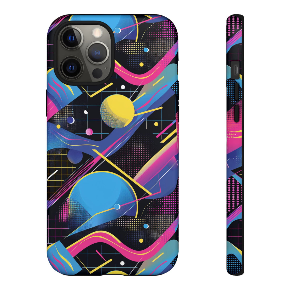 Retro 80s Seamless Phone Case – Vintage Style Meets Modern Protection 14