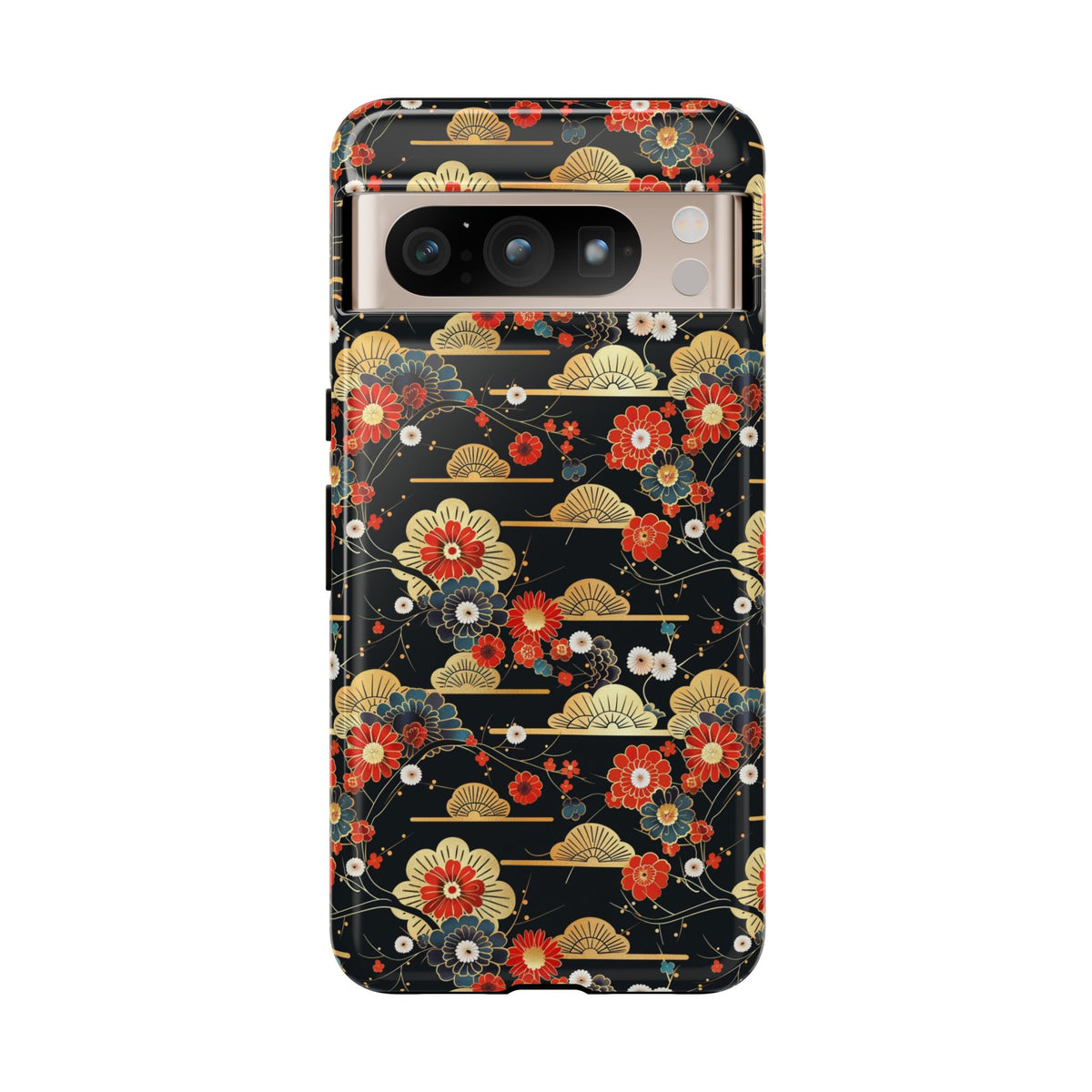 Japanese Pattern Phone Case – Elegant & Timeless Design for Your Phone 063