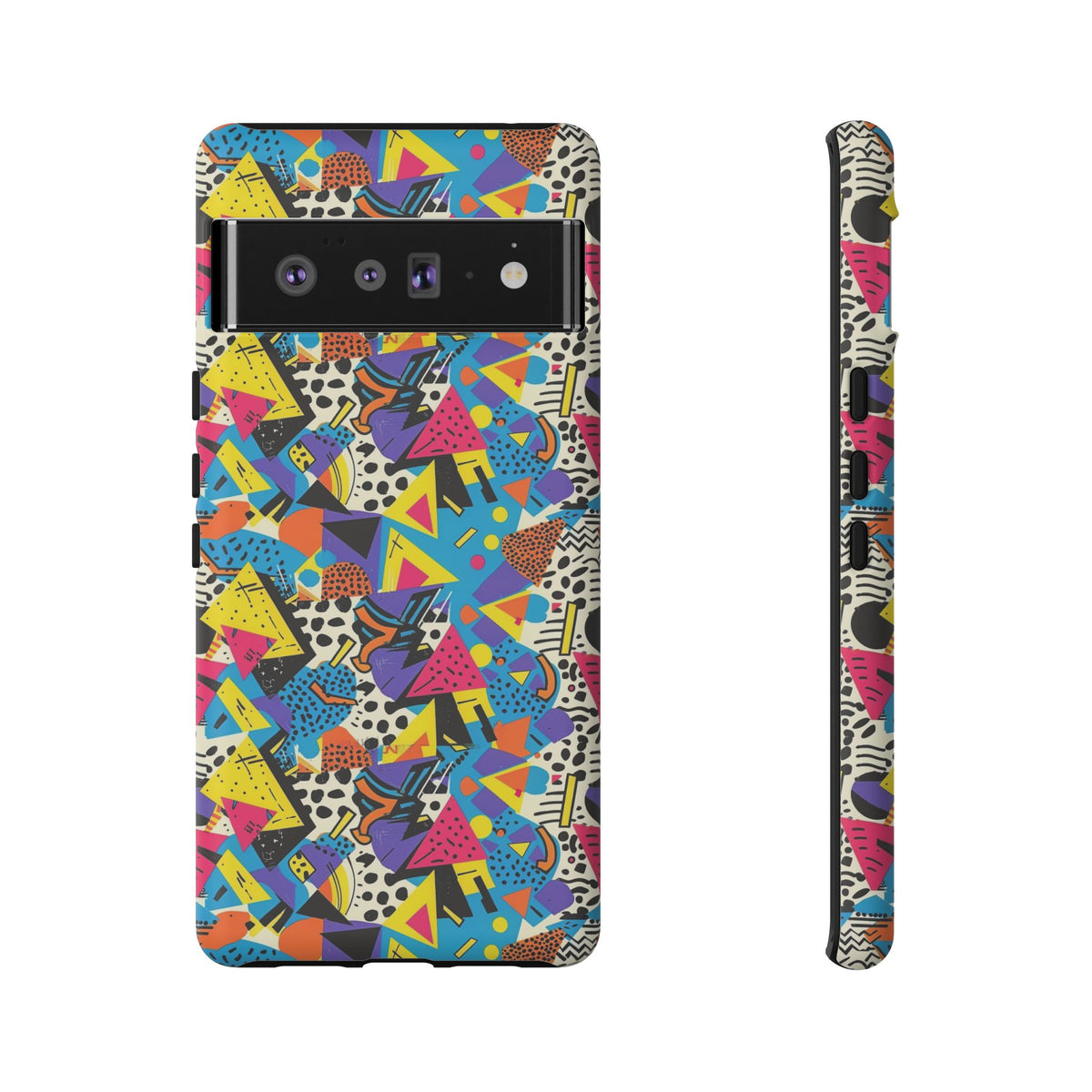 90s Themed Seamless Pattern Phone Case – Embrace Retro Style and Protection 231