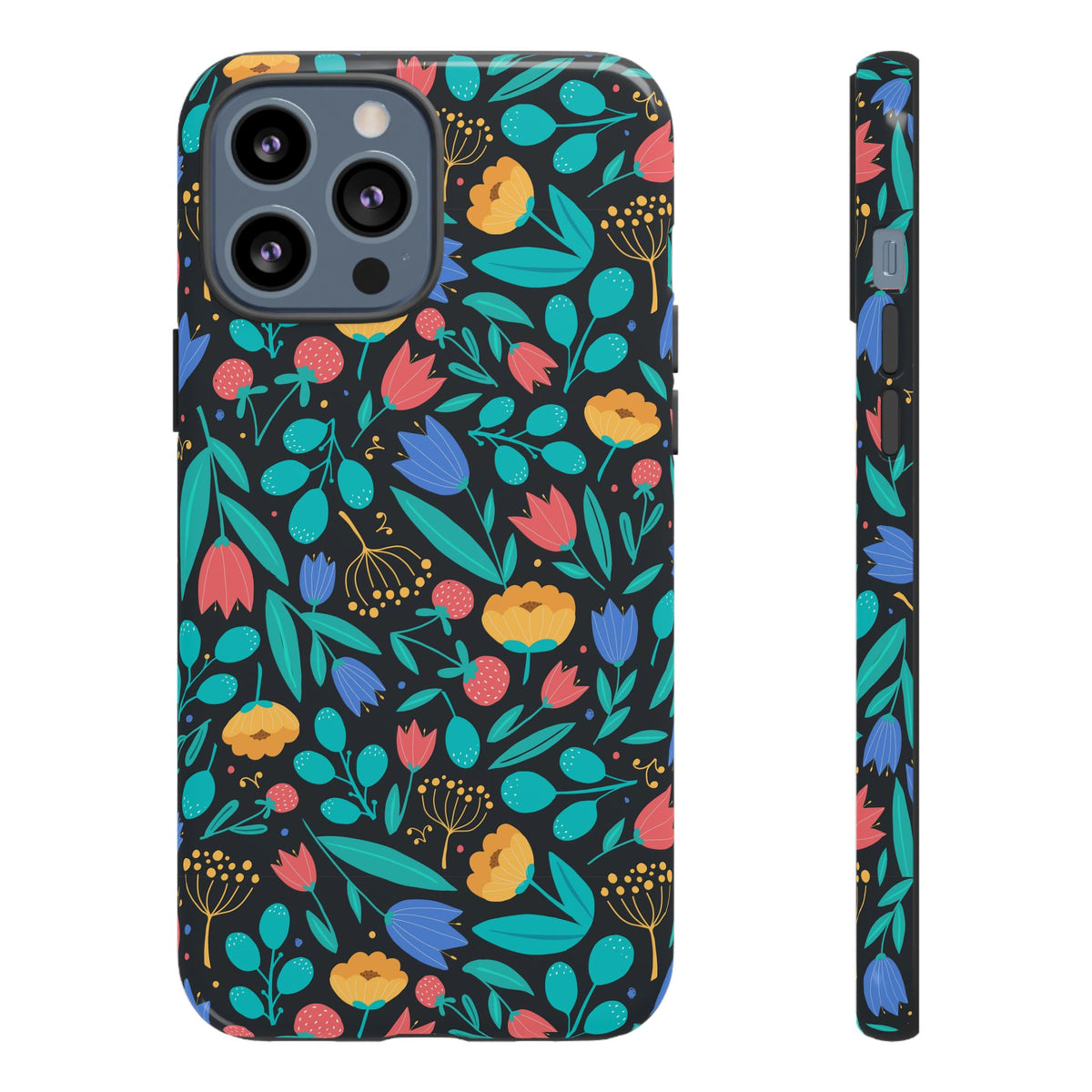 Colorful Little Flower Design Phone Case – Bright and Cheerful Floral Phone Cover