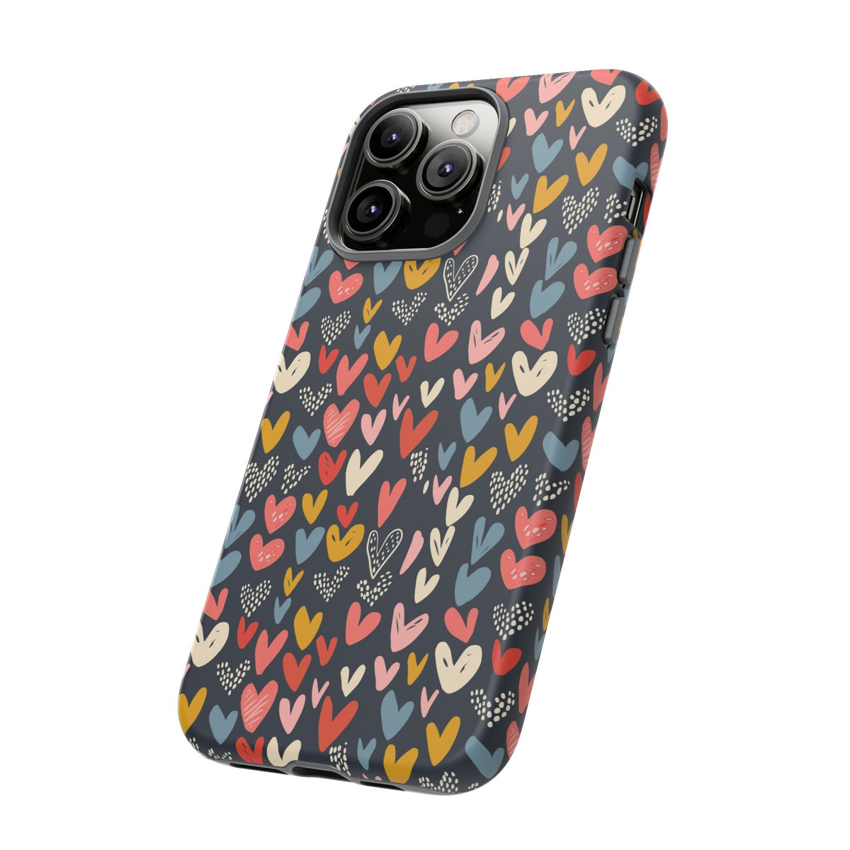 Heart Pattern Phone Case – Stylish & Loving Design for Your Device 816