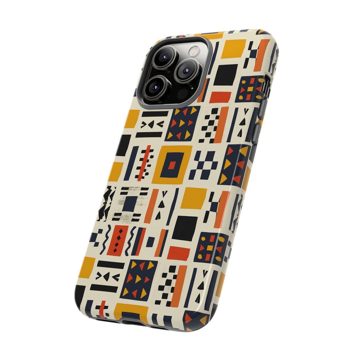 Stylish African Pattern Phone Case – Unique and Vibrant Protection 104