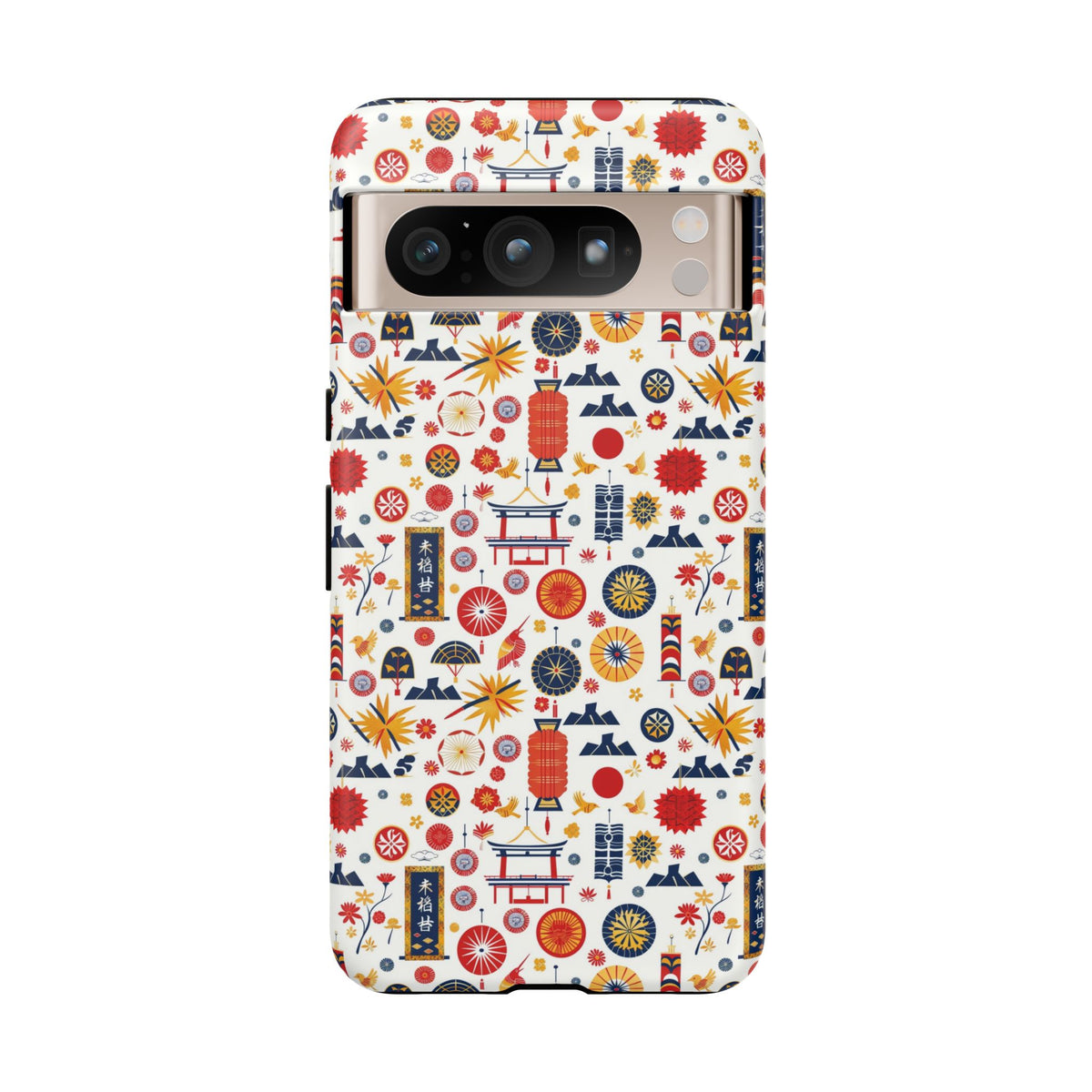 Japanese Pattern Phone Case – Elegant & Timeless Design for Your Phone 118