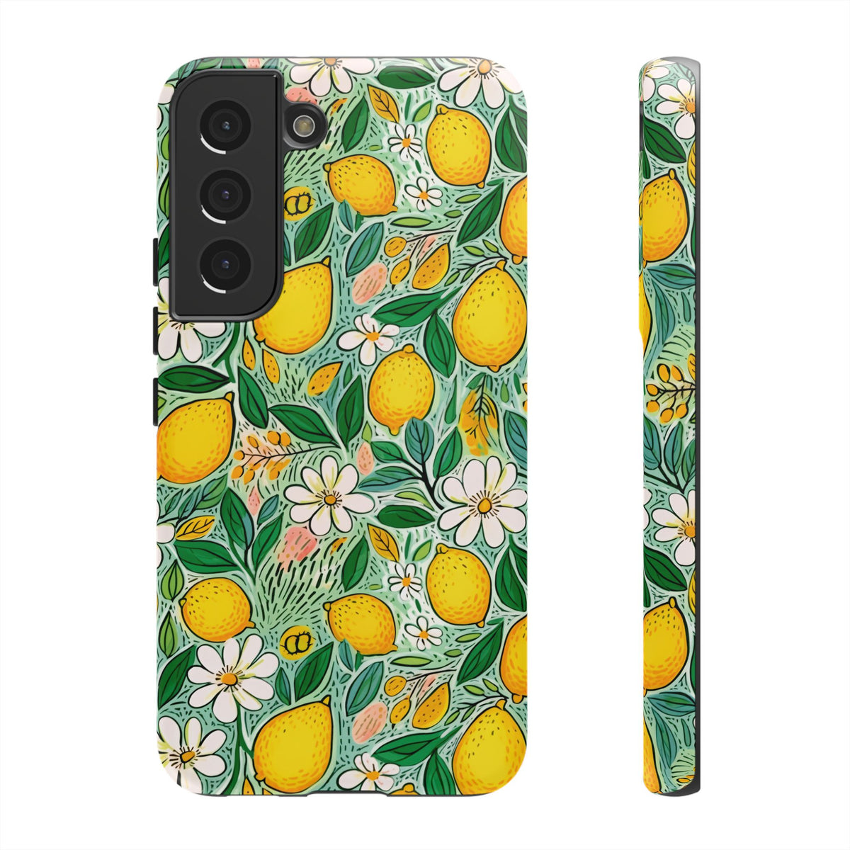 Cute Summer Lemons Phone Case – Refreshing Citrus Design for Your Phone 3