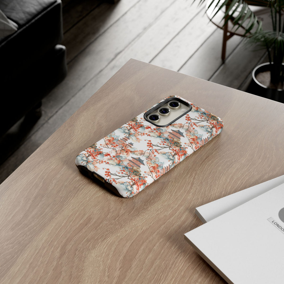 Japanese Pattern Phone Case – Elegant & Timeless Design for Your Phone 019