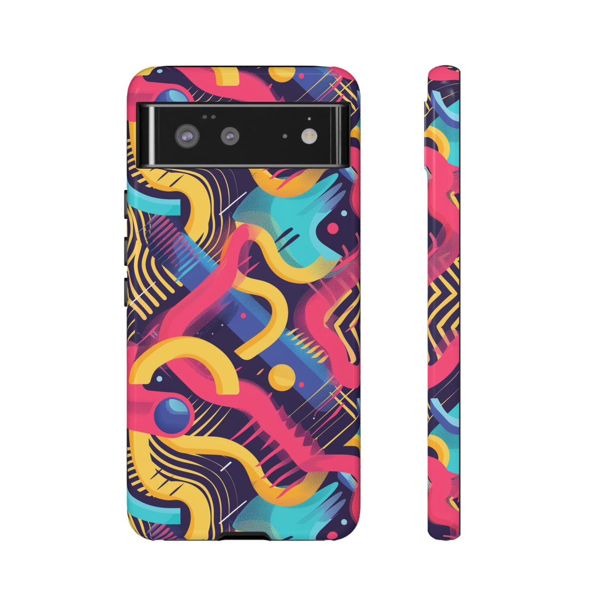 Retro 80s Seamless Phone Case – Vintage Style Meets Modern Protection 2