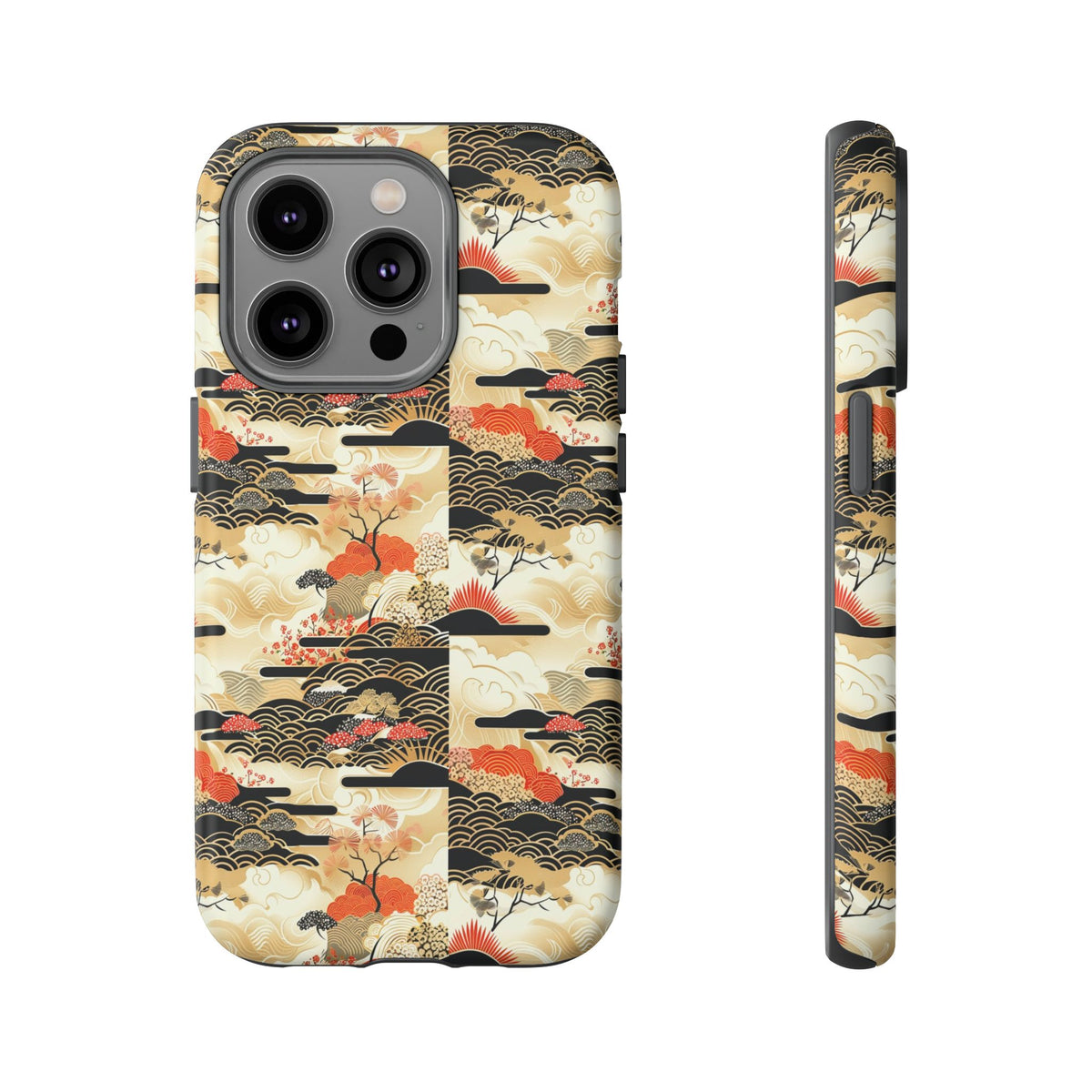 Japanese Pattern Phone Case – Elegant & Timeless Design for Your Phone 123