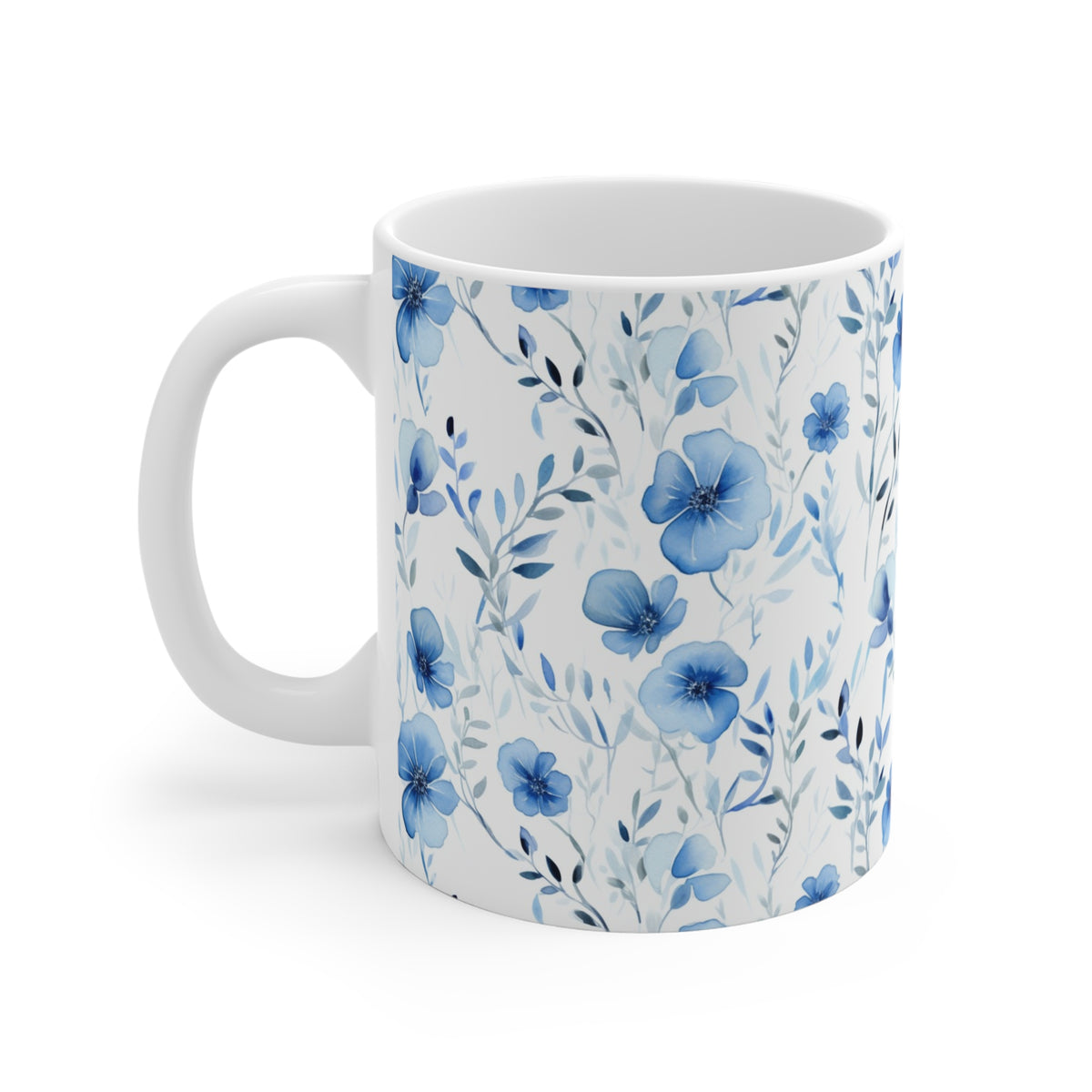 Various Watercolor Design All Over Coffee Mug – Unique Artistic Ceramic Coffee Cup 12