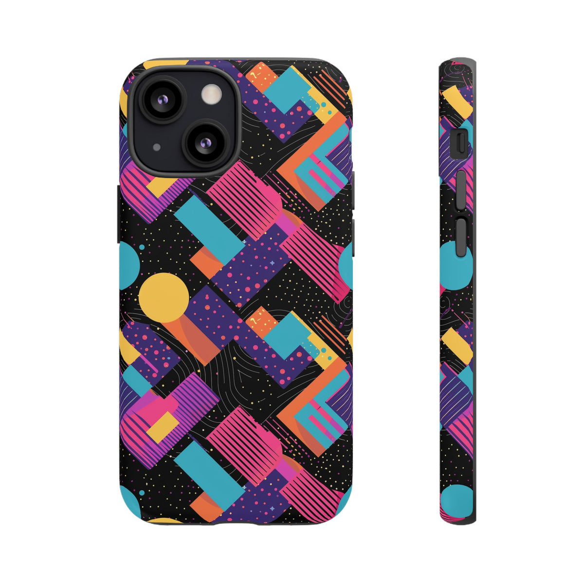 Retro 80s Seamless Phone Case – Vintage Style Meets Modern Protection 088