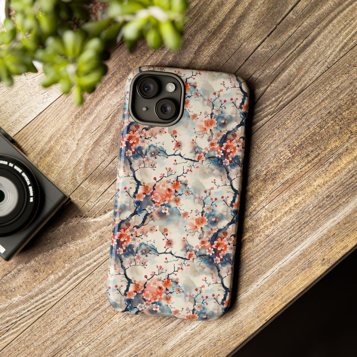 Japanese Pattern Phone Case – Elegant & Timeless Design for Your Phone 039