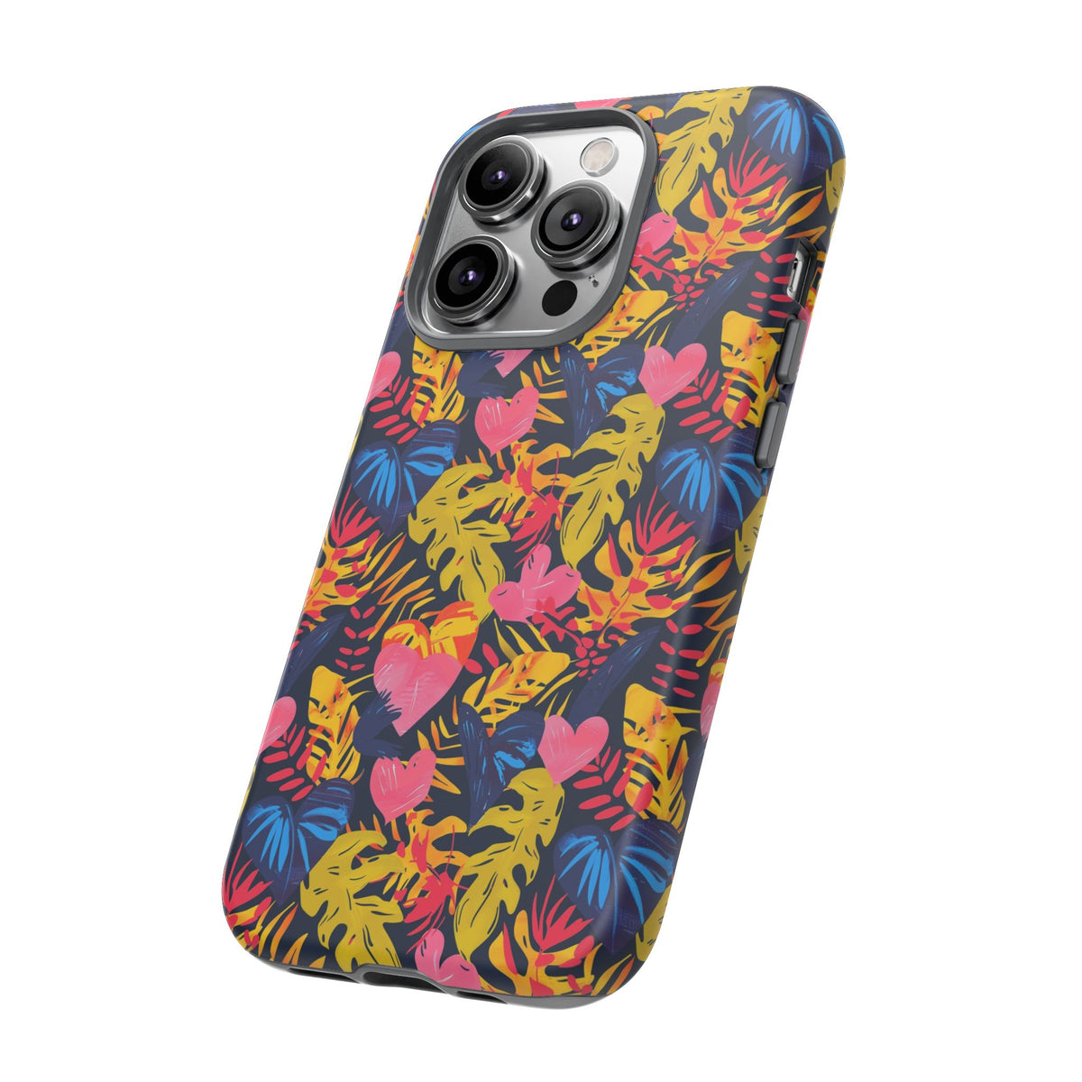 Heart Pattern Phone Case – Stylish & Loving Design for Your Device 360