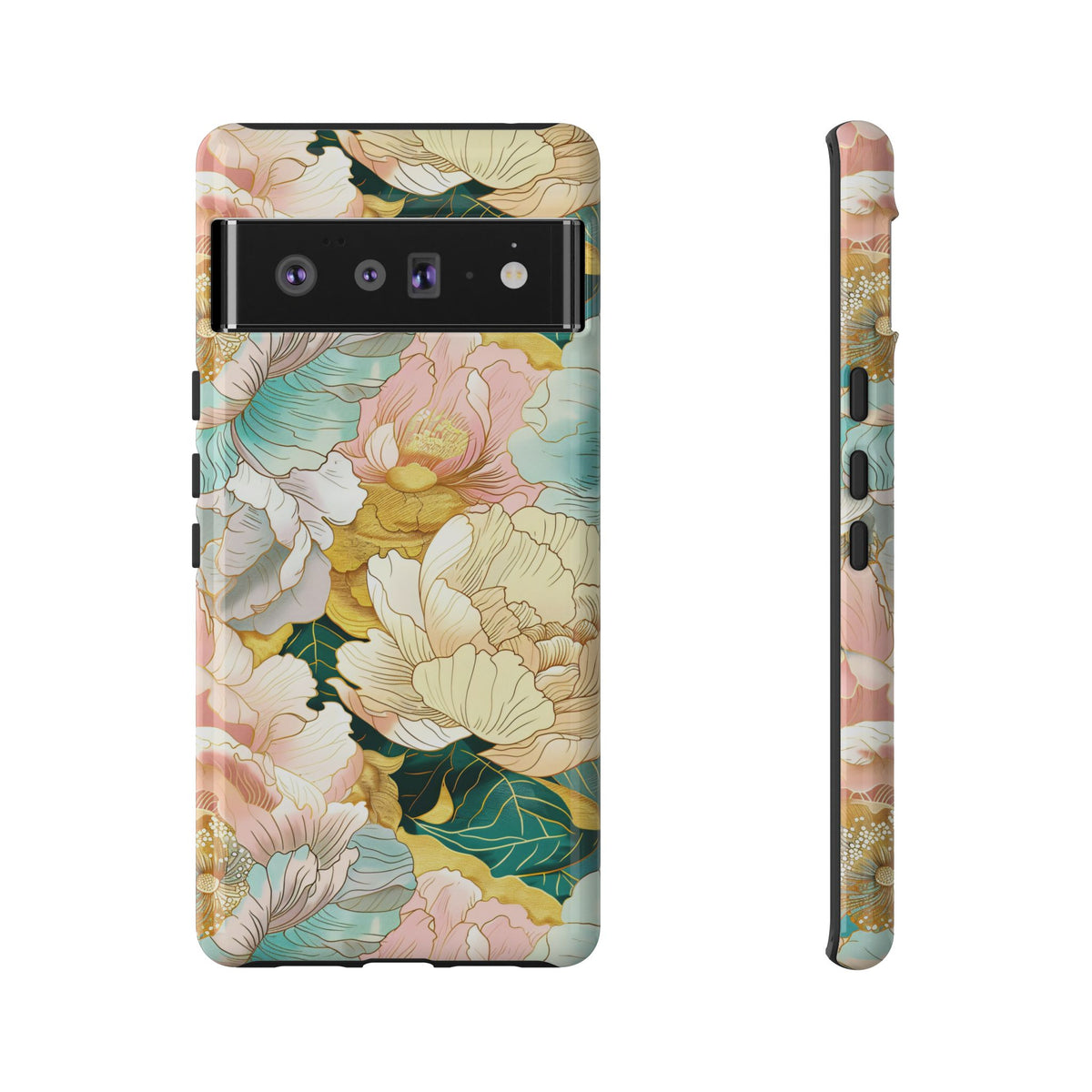 Japanese Blossom Asian Floral Design Phone Case – Elegant Floral Phone Cover