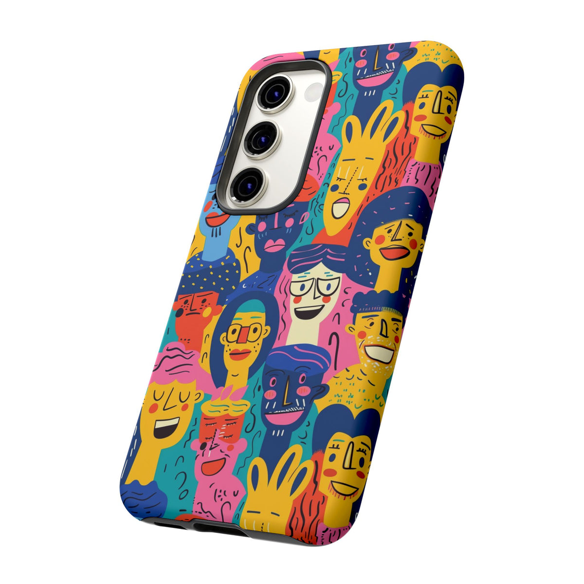 Happy Faces Phone Case – Joyful and Cheerful Design for a Bright Look 6