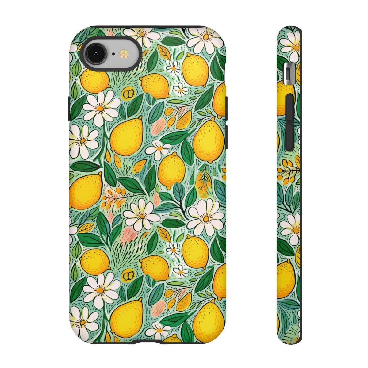 Cute Summer Lemons Phone Case – Refreshing Citrus Design for Your Phone 3